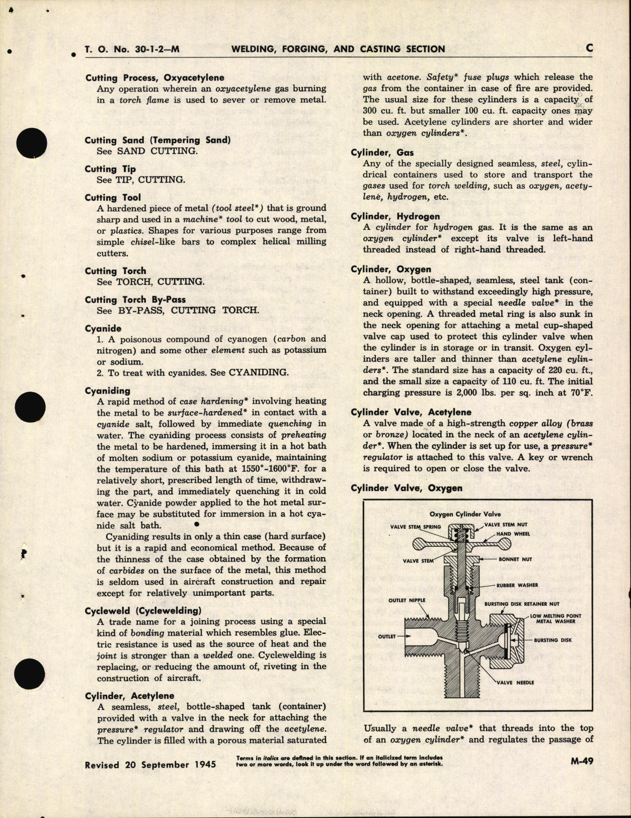 Sample page 7 from AirCorps Library document: Dictionary of Aircraft Maintenance terms; Section M Welding, Forging and Casting Section