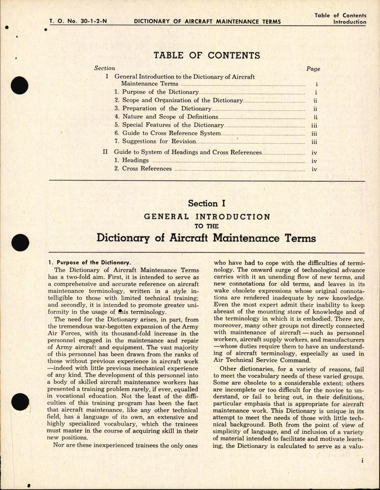 Sample page 3 from AirCorps Library document: Dictionary of Aircraft Maintenance Terms; Section N for Wire and Cable