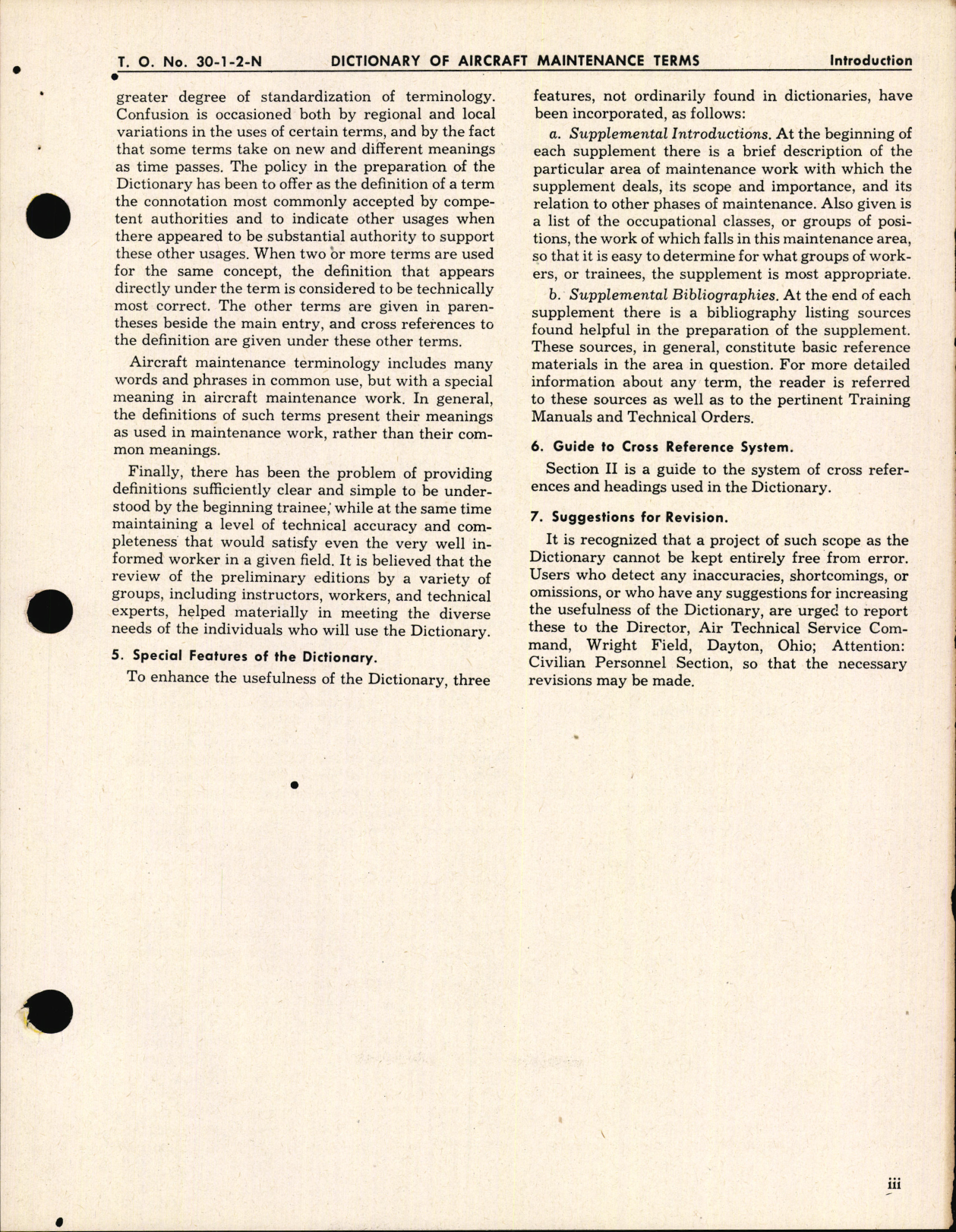 Sample page 5 from AirCorps Library document: Dictionary of Aircraft Maintenance Terms; Section N for Wire and Cable