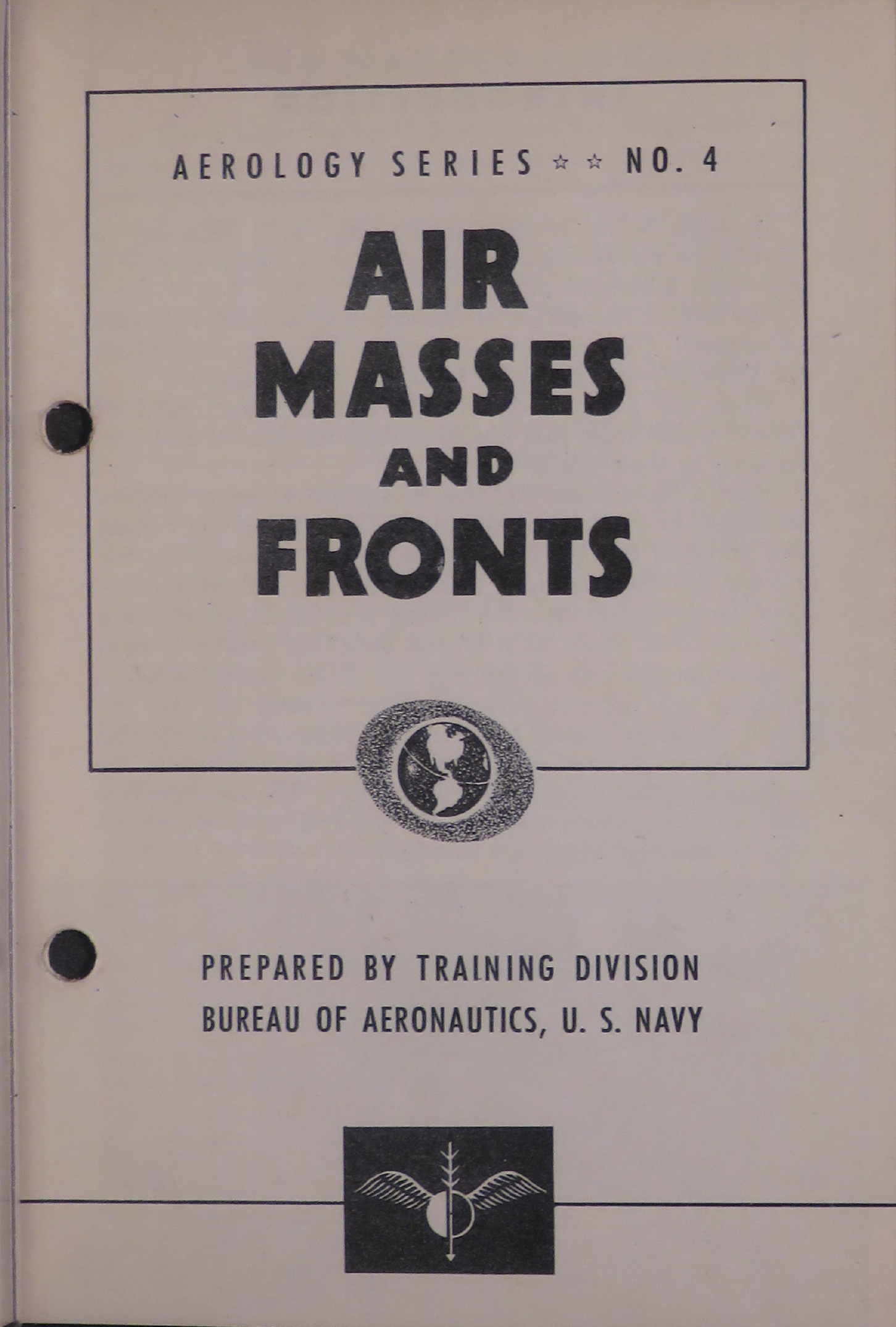 Sample page 3 from AirCorps Library document: Aerology Series No. 4; Air Masses and Fronts