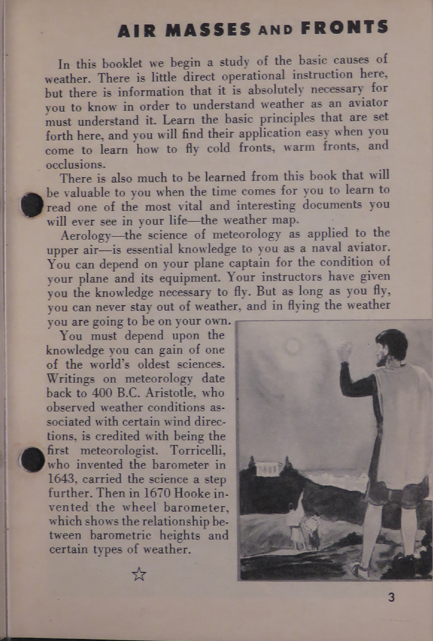 Sample page 5 from AirCorps Library document: Aerology Series No. 4; Air Masses and Fronts