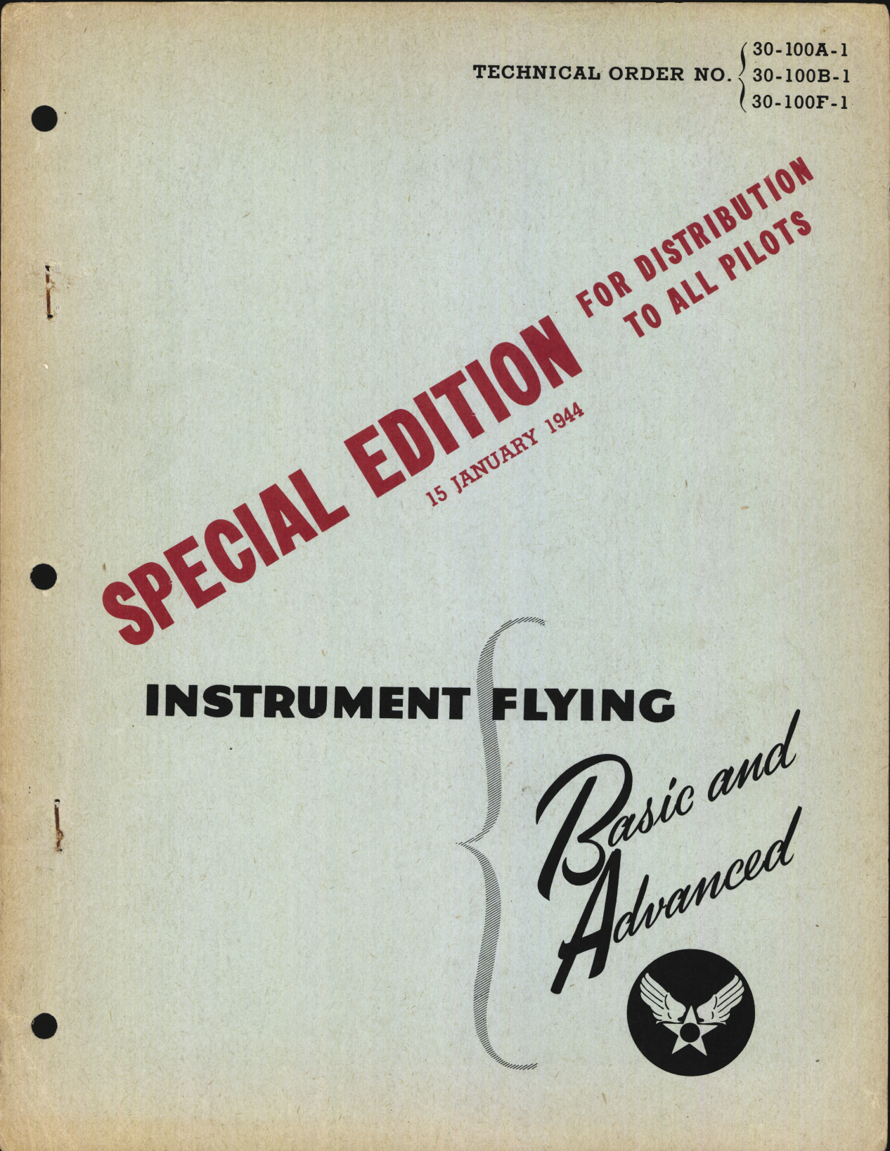 Sample page 1 from AirCorps Library document: Instrument Flying, Basic and Advanced