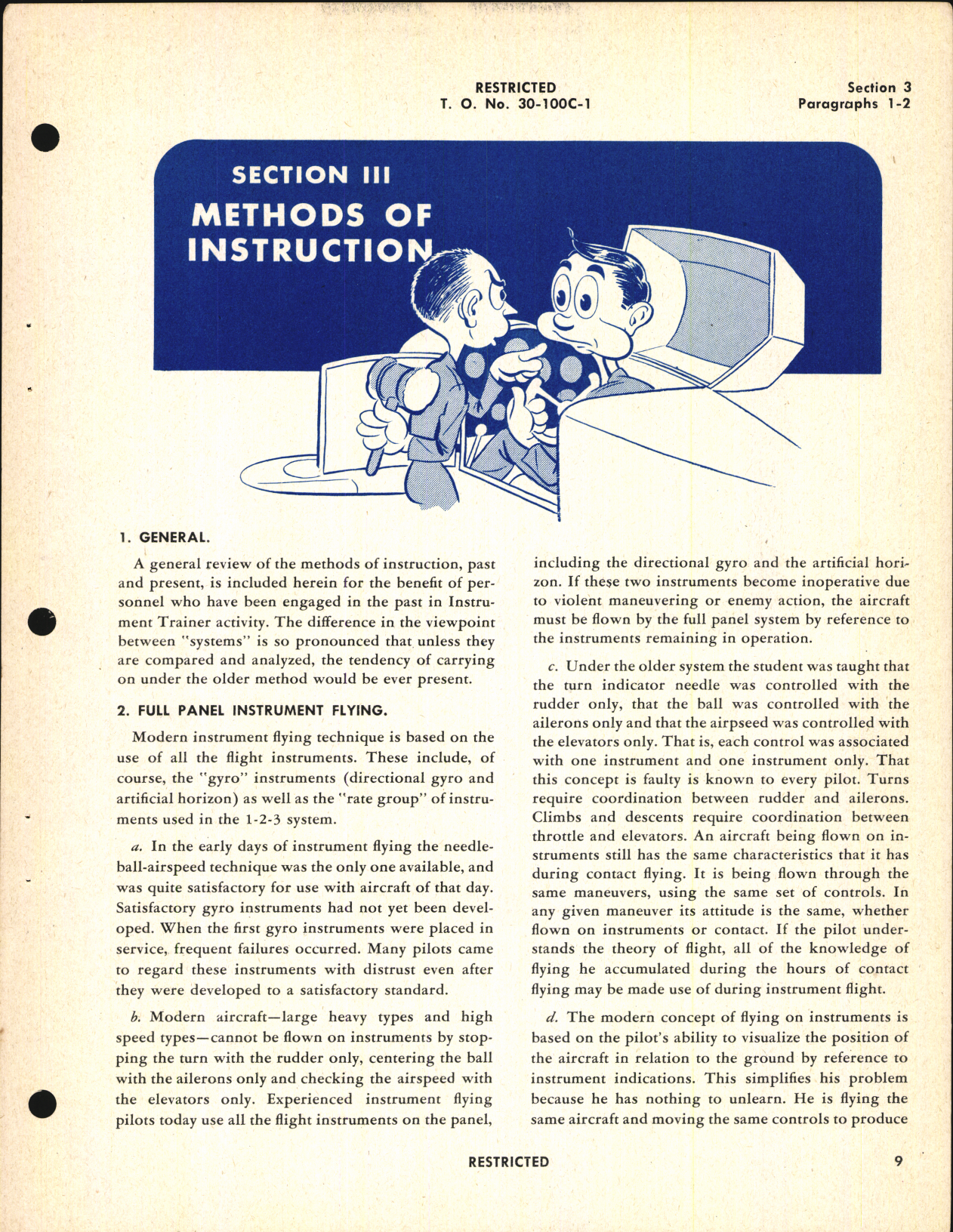 Sample page 7 from AirCorps Library document: Instrument Flying, Instrument Trainer