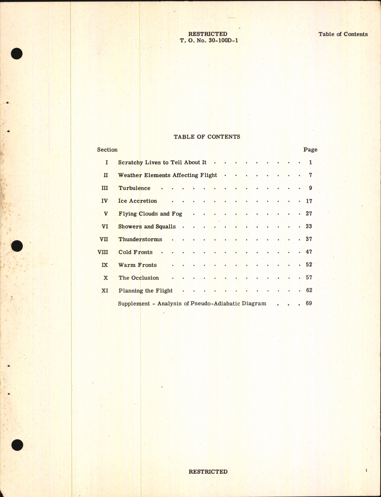 Sample page 7 from AirCorps Library document: Instrument Flying; Technique in Weather