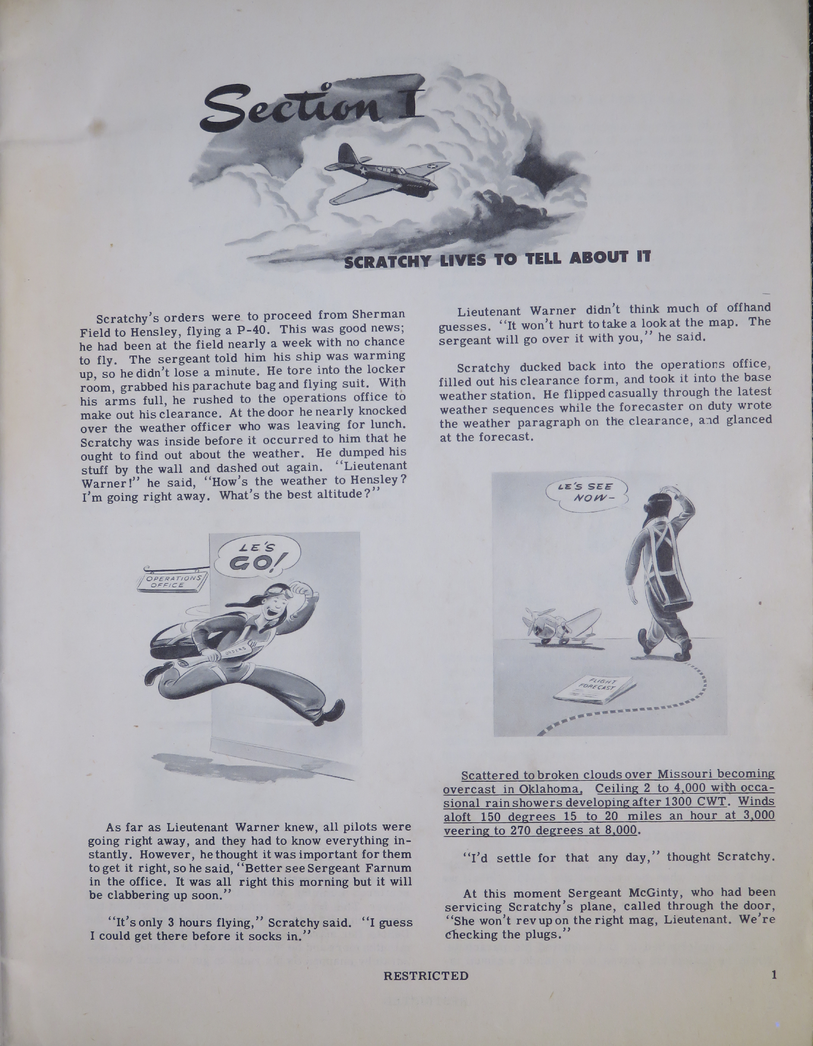 Sample page 7 from AirCorps Library document: Instrument Flying; Technique in Weather