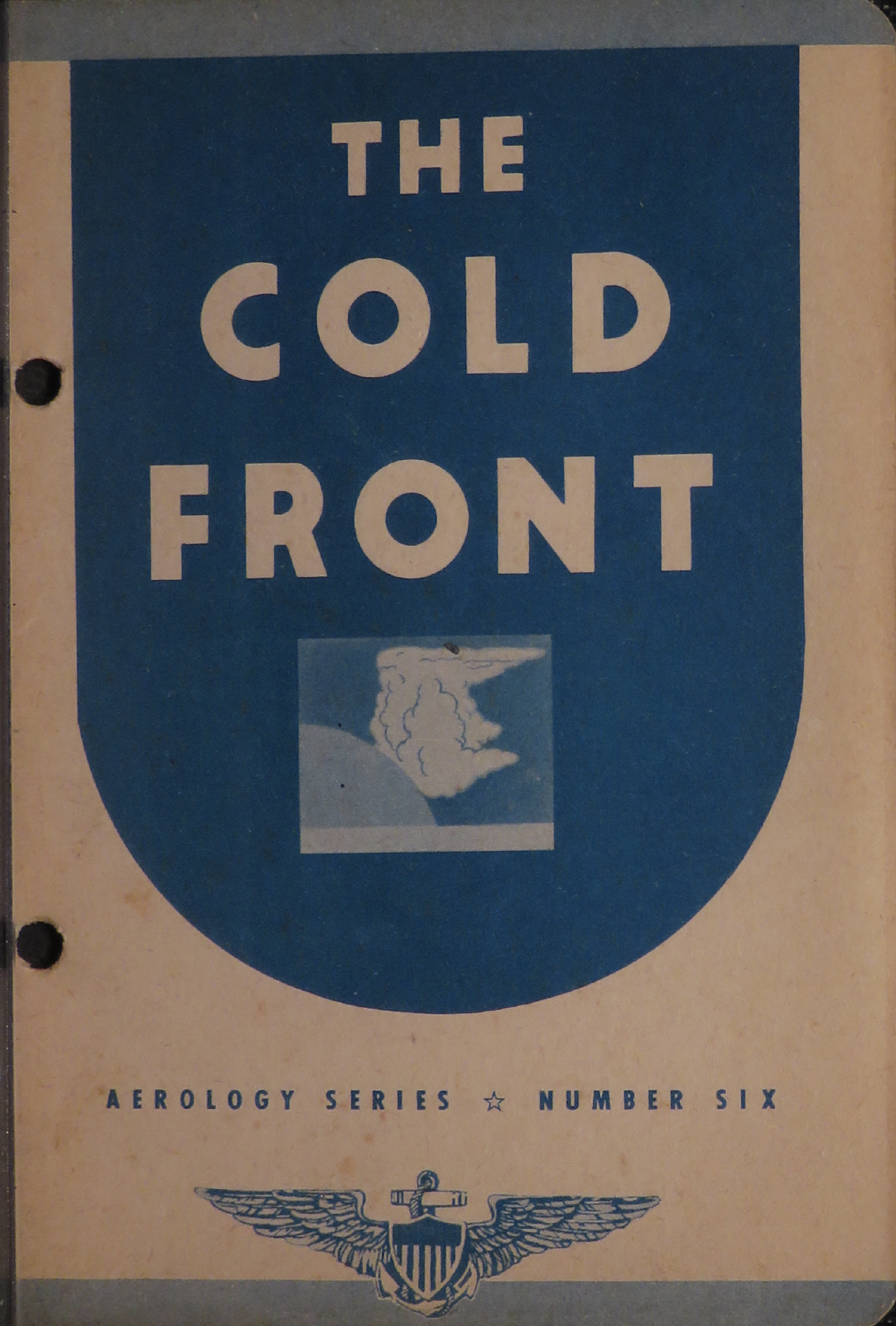 Sample page 1 from AirCorps Library document: Aerology Series No. 6; The Cold Front