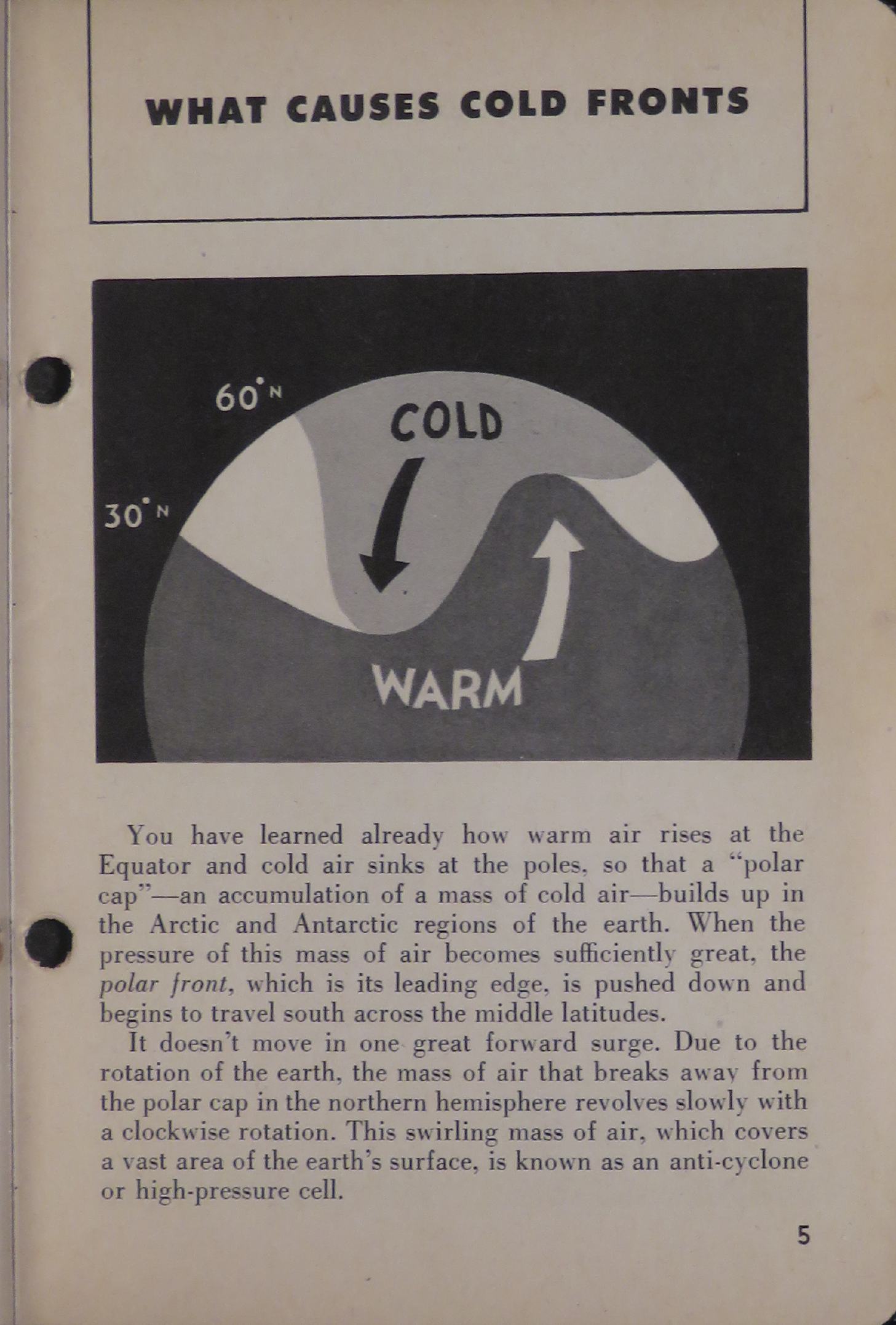 Sample page 7 from AirCorps Library document: Aerology Series No. 6; The Cold Front
