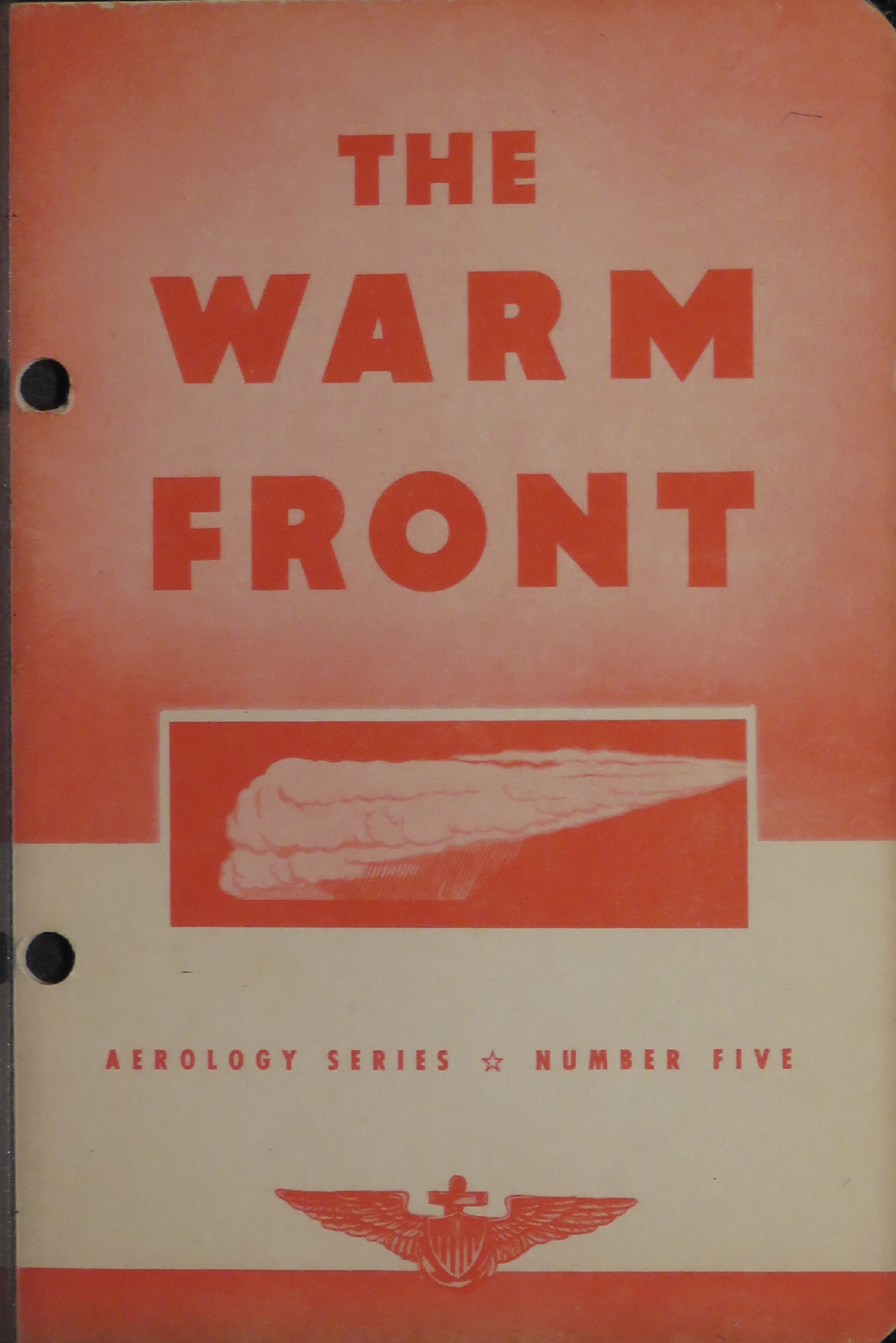 Sample page 1 from AirCorps Library document: Aerology Series No. 5; The Warm Front
