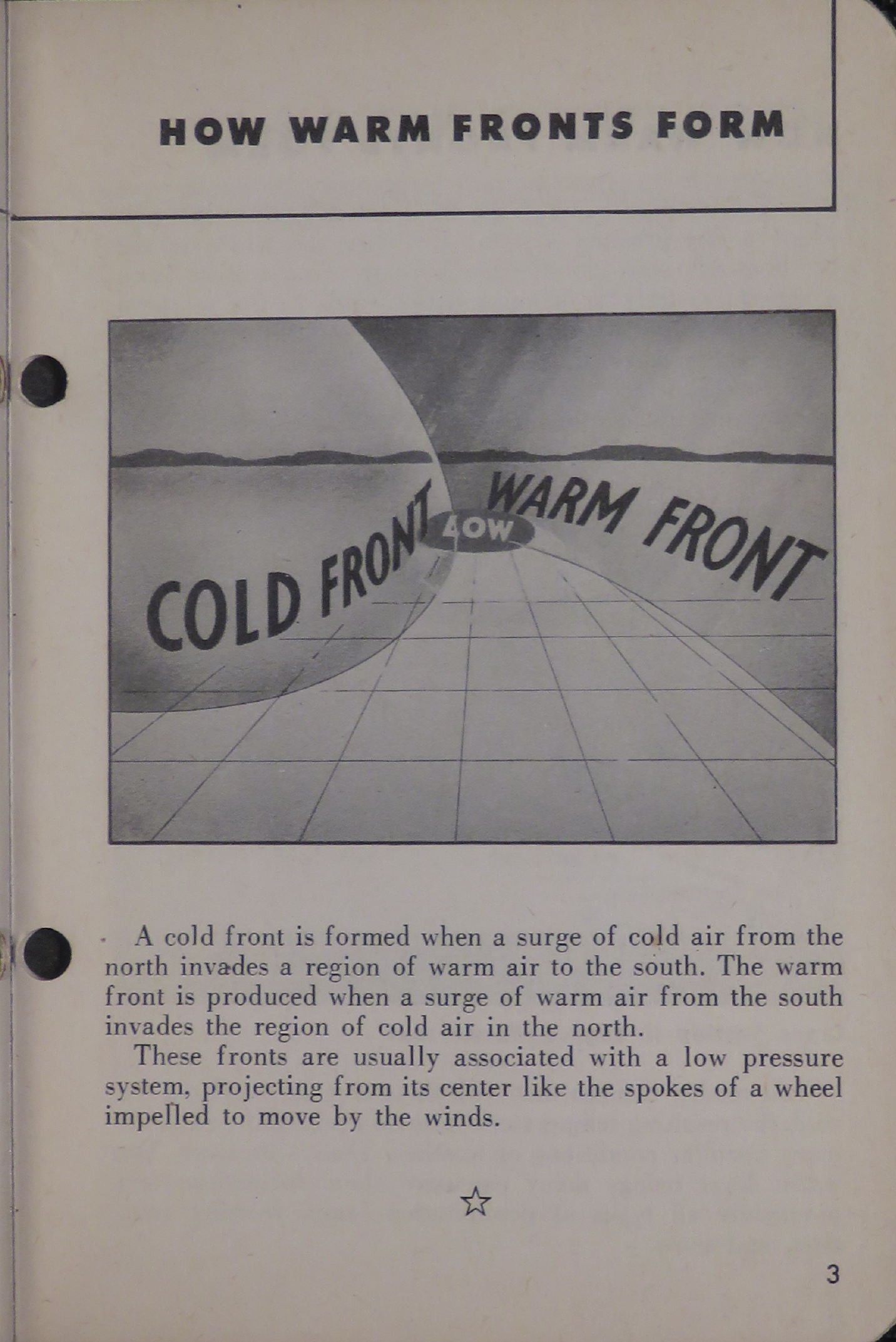 Sample page 5 from AirCorps Library document: Aerology Series No. 5; The Warm Front
