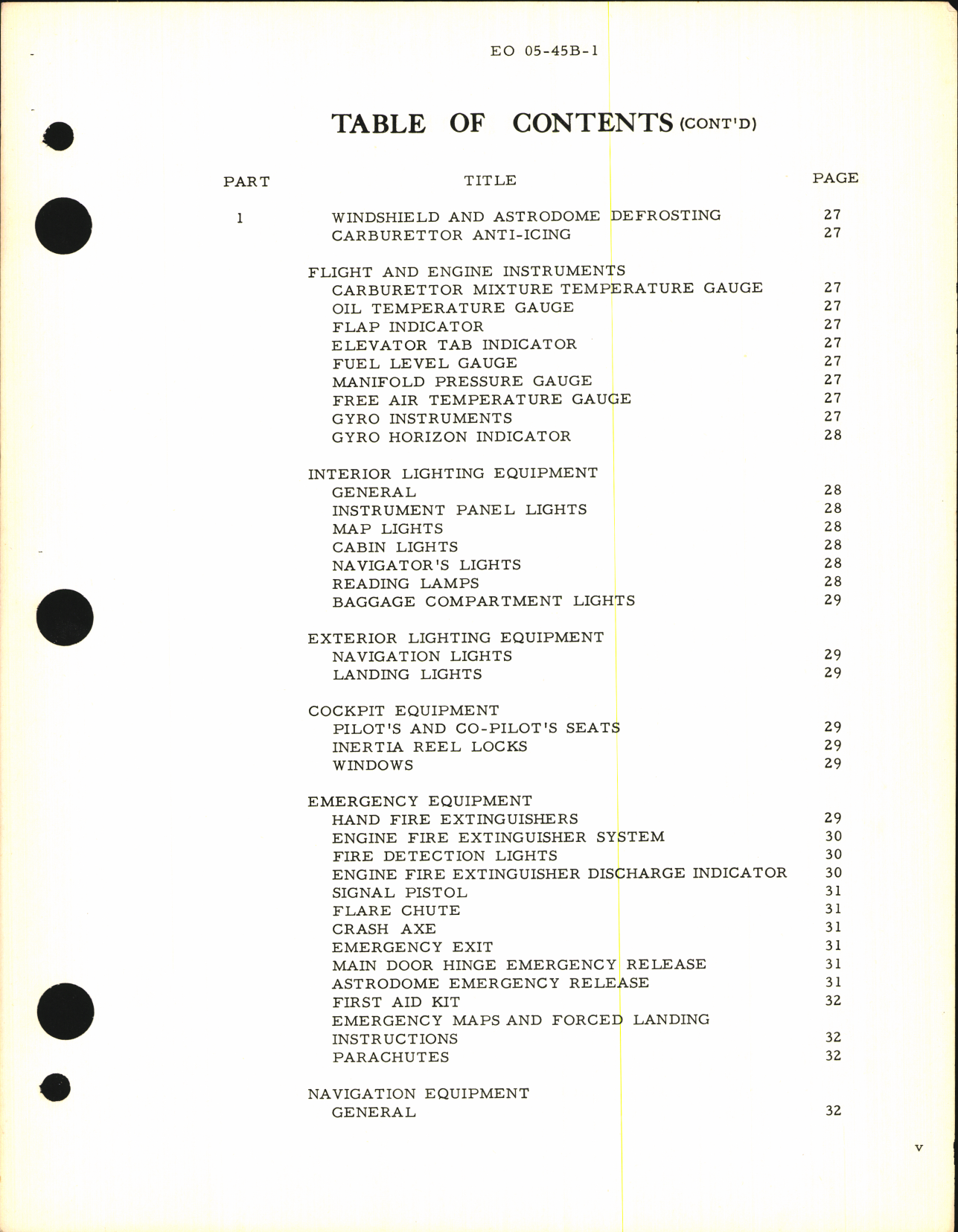 Sample page 5 from AirCorps Library document: Aircraft Operating Instructions for Expeditor 3 (Royal Canadian Air Force)