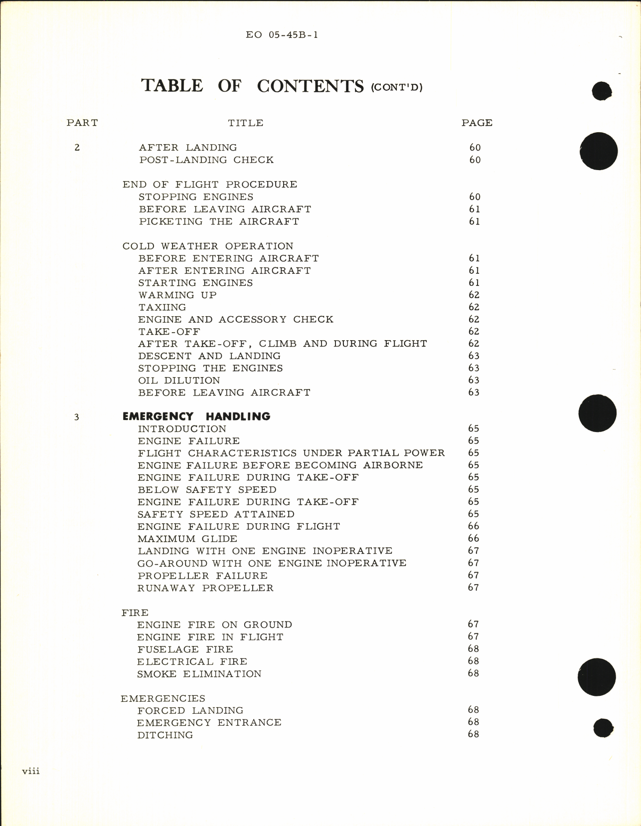Sample page 8 from AirCorps Library document: Aircraft Operating Instructions for Expeditor 3 (Royal Canadian Air Force)
