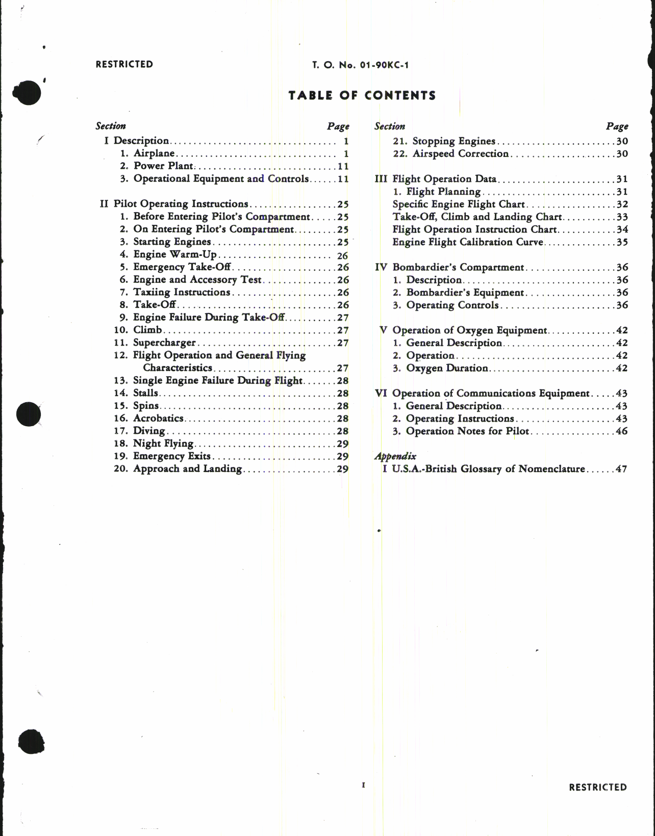 Sample page 5 from AirCorps Library document: Pilot's Flight Operating Instructions for Army Model AT-11 Airplanes