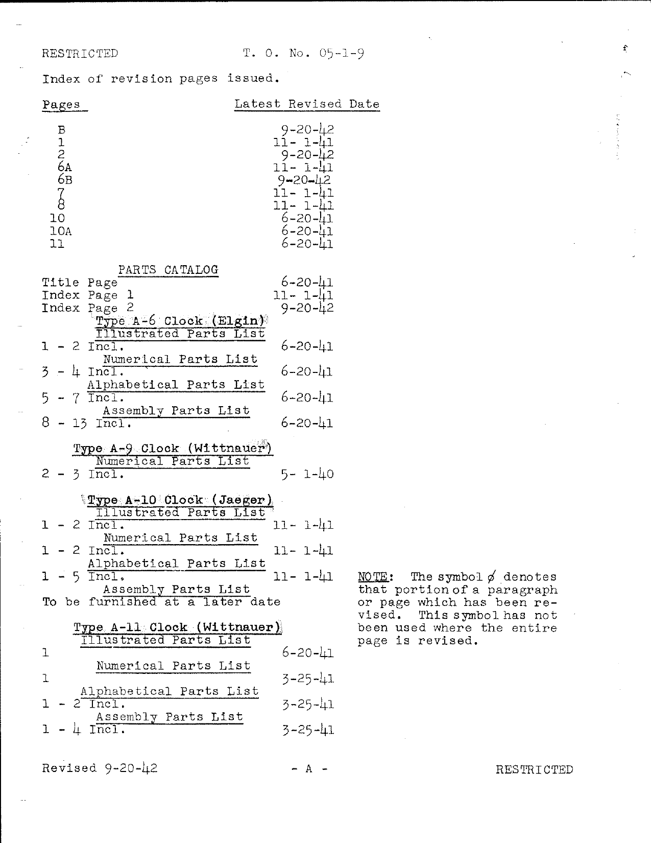 Sample page 2 from AirCorps Library document: Handbook of Instructions with Parts Catalog for Aircraft Clocks (Jaeger)