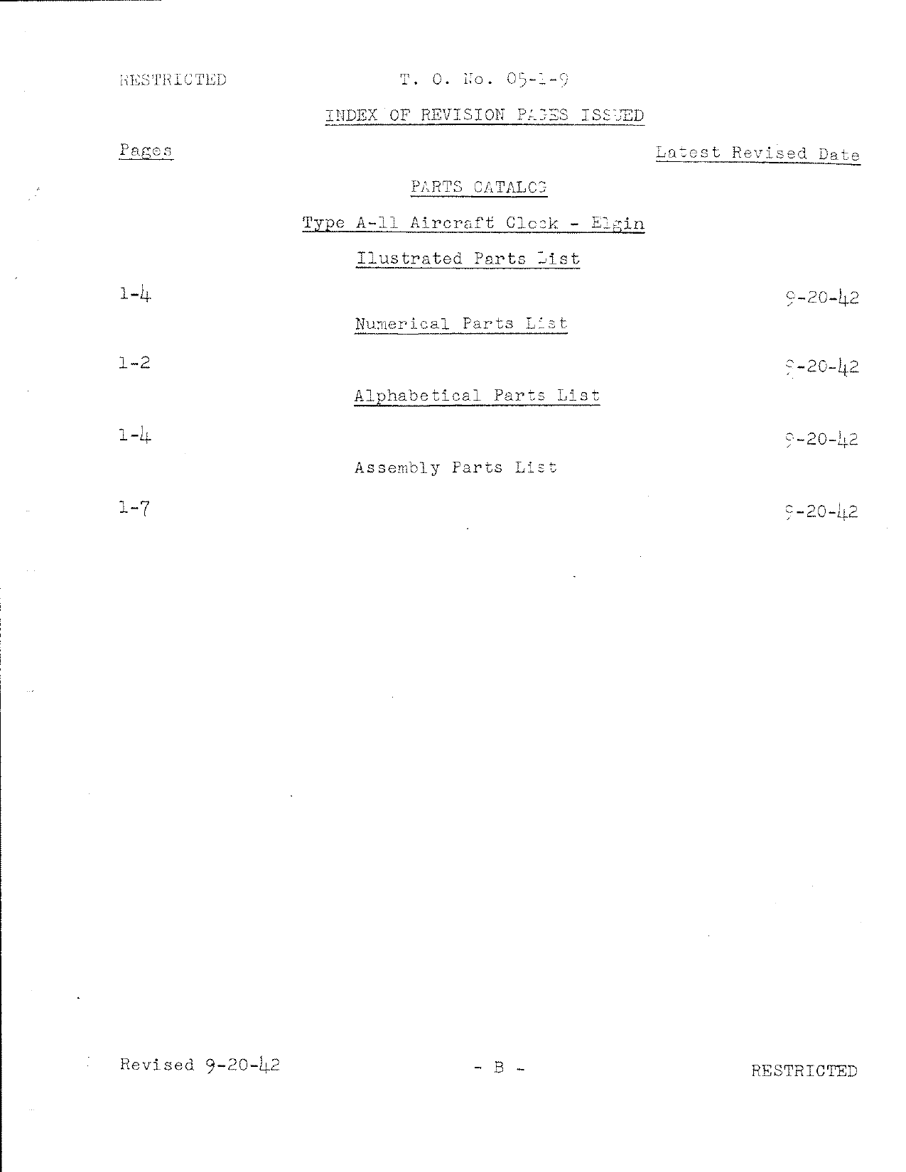 Sample page 3 from AirCorps Library document: Handbook of Instructions with Parts Catalog for Aircraft Clocks (Jaeger)