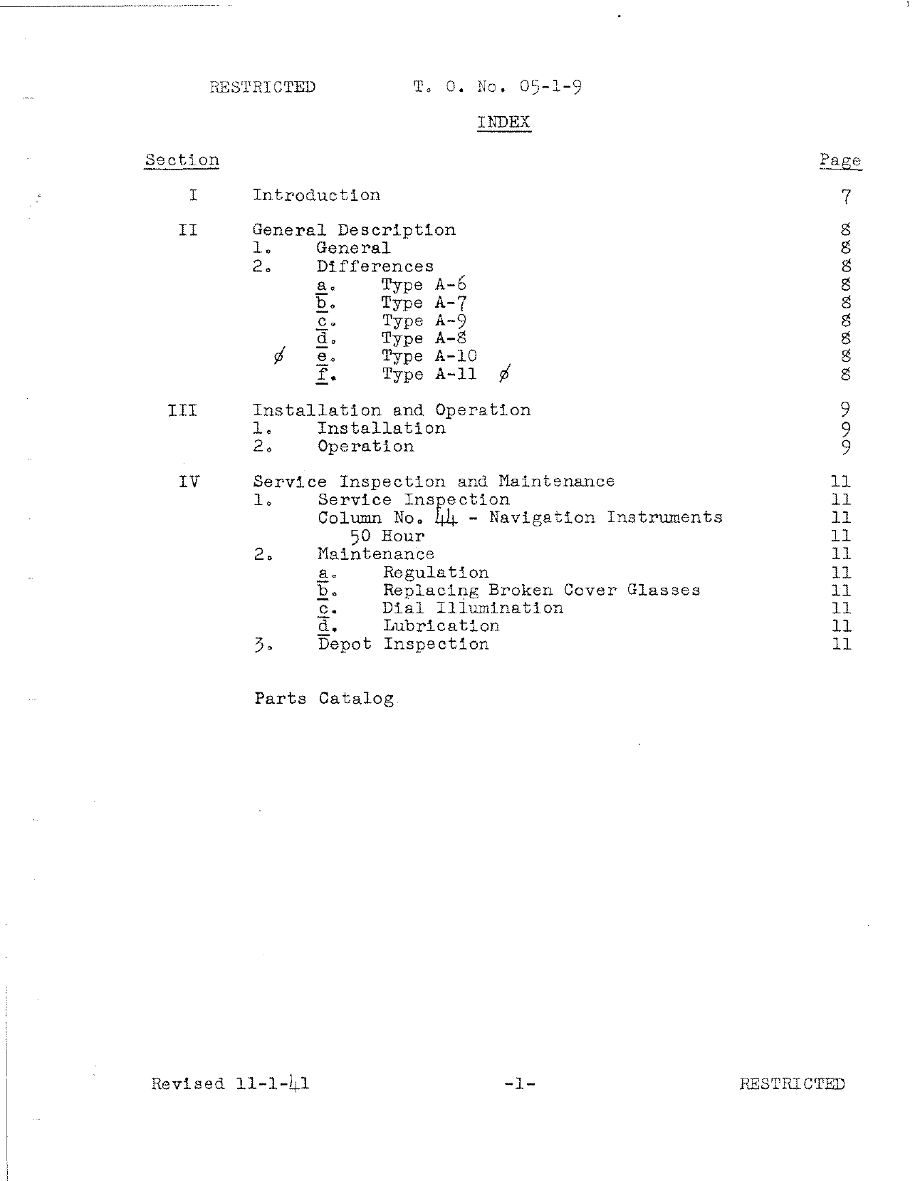 Sample page 4 from AirCorps Library document: Handbook of Instructions with Parts Catalog for Aircraft Clocks (Jaeger)