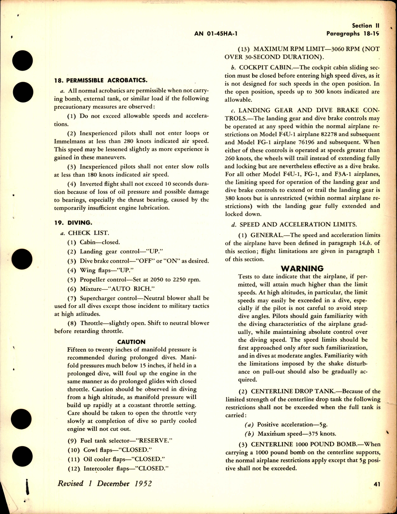 Sample page 7 from AirCorps Library document: Pilot's Handbook for F4U-1, F4U-1C, F4U-1D, F3A-1, FG-1, FG-1D