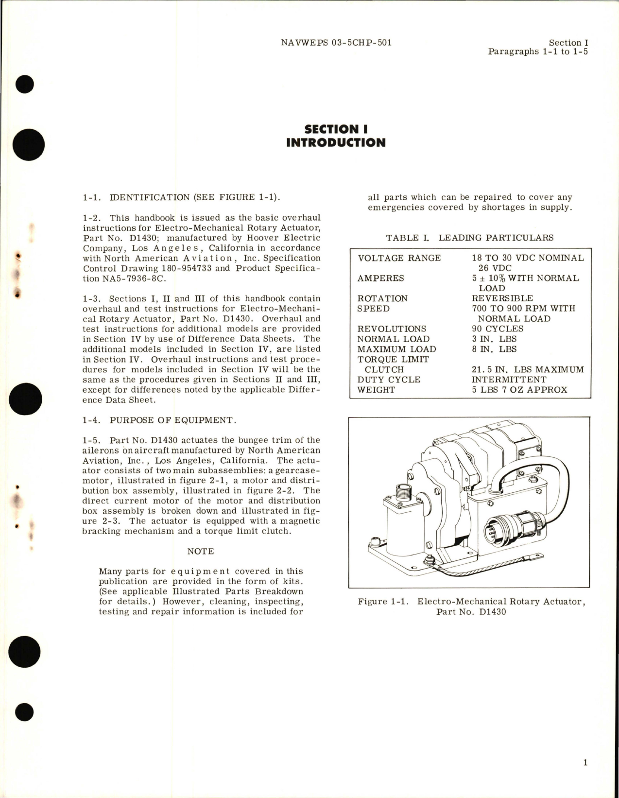 Sample page 5 from AirCorps Library document: Overhaul Instructions for Linear Actuators LA 2015-7, LA 2015-8, LA 2015-9, LA 2015-10 