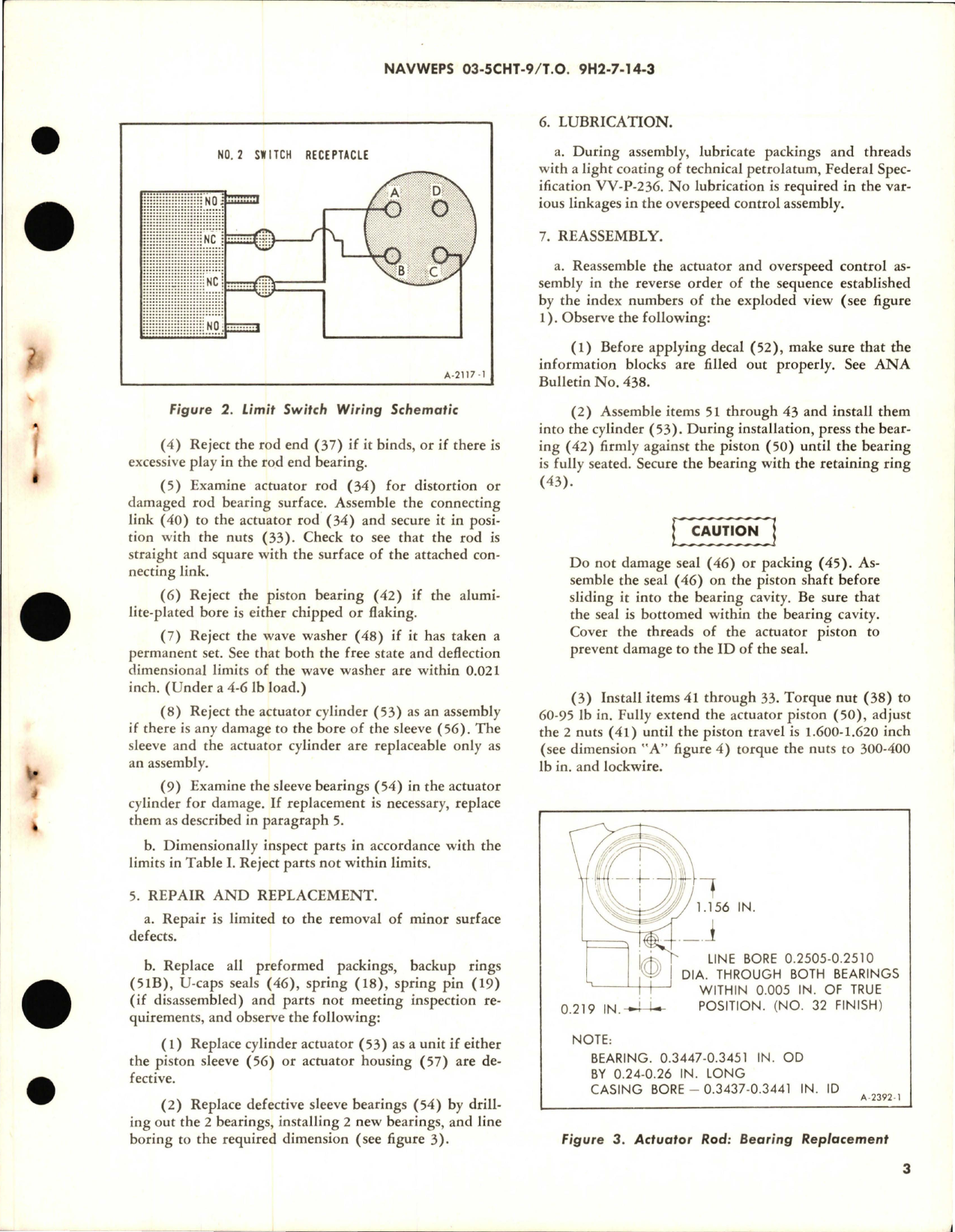 Sample page 5 from AirCorps Library document: Overhaul Instructions with Parts Breakdown for Actuator and Overspeed Control Assembly Part 37C300431G001