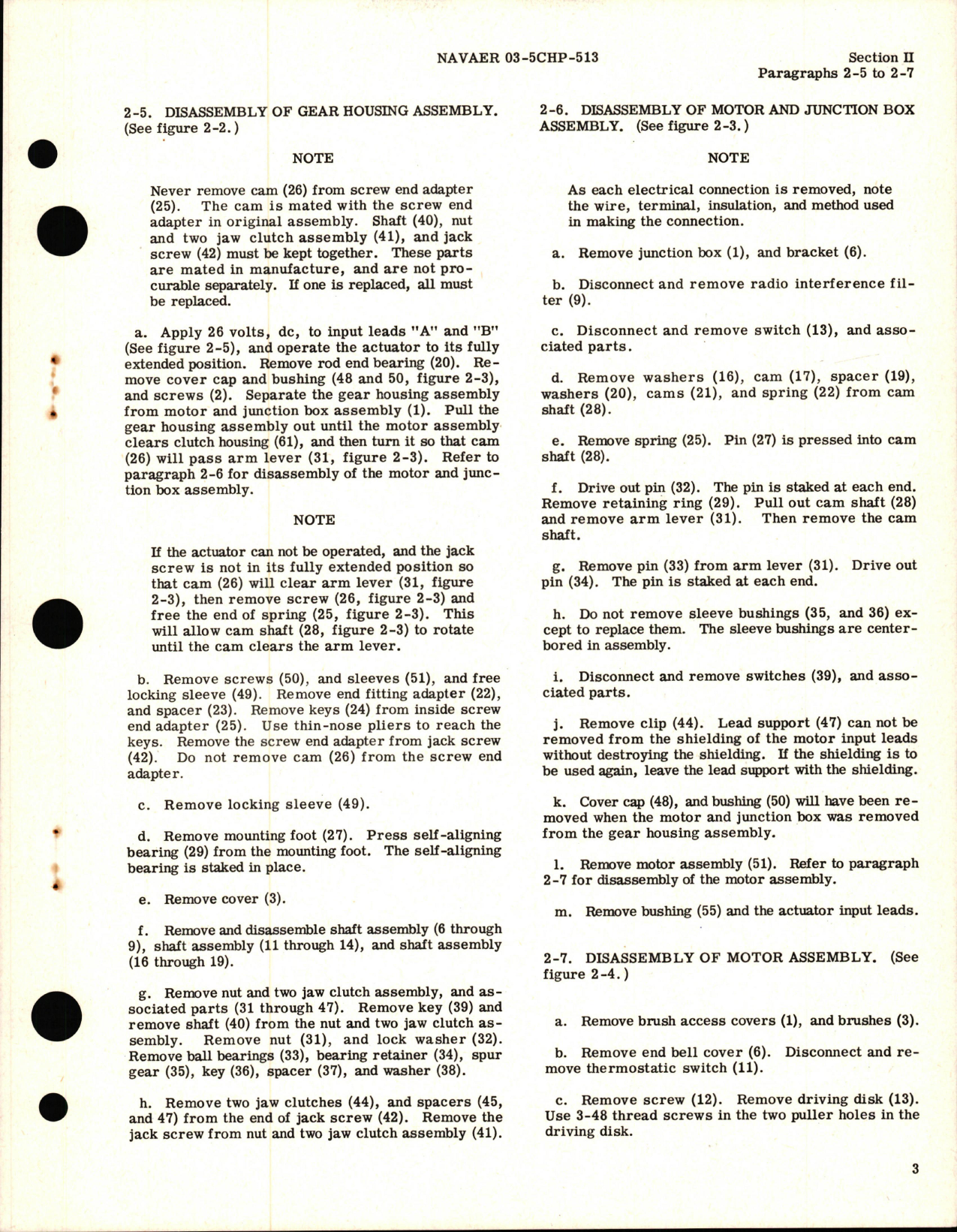 Sample page 5 from AirCorps Library document: Overhaul Instructions for Electro-Mechanical Linear Actuator Parts D1840-2, D1840-3 and D1840-4