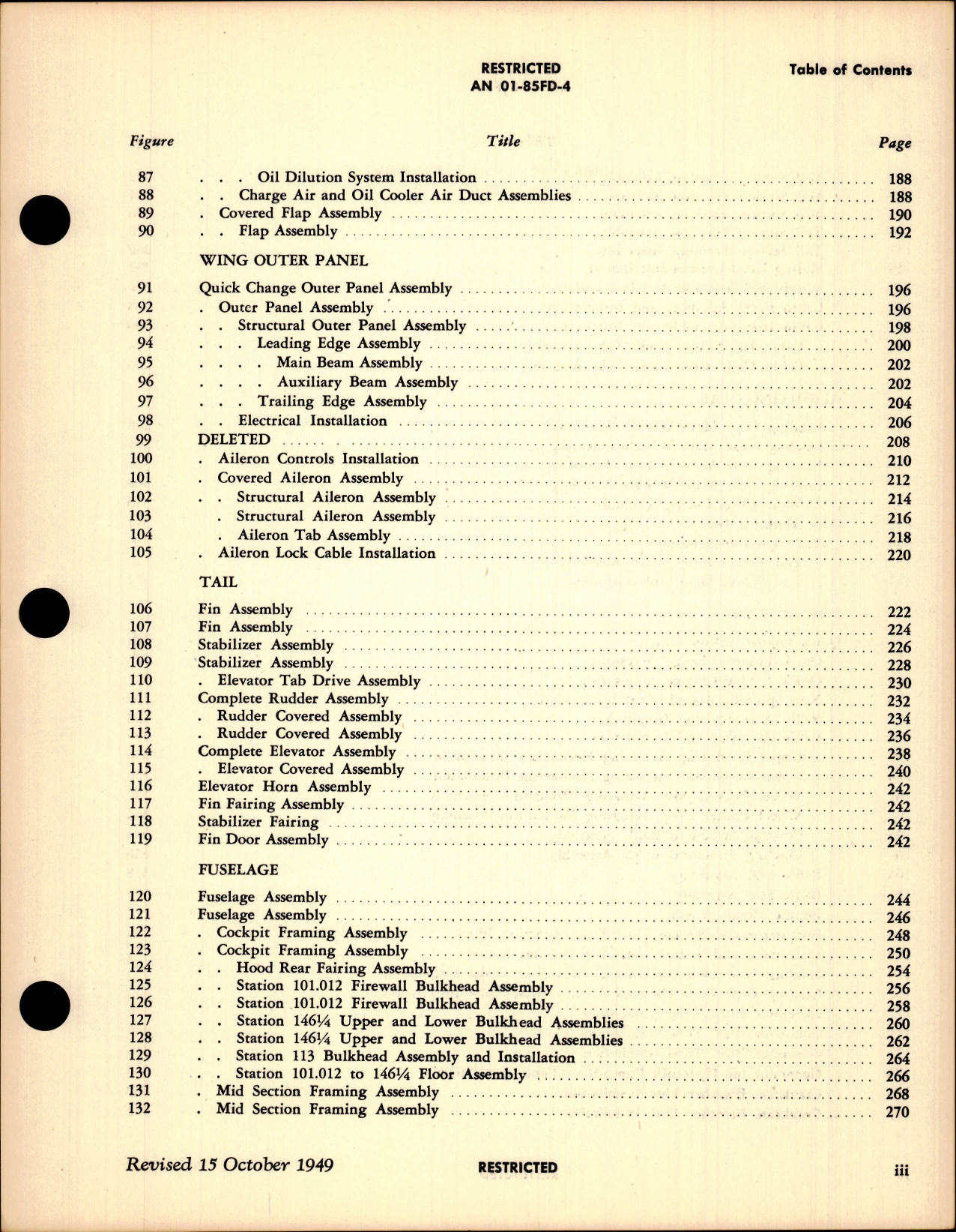 Sample page 7 from AirCorps Library document: Parts Catalog for Navy Models F8F-1, F8F-1B, F8F-1N, F8F-2, F8F-2N, F8F-2P