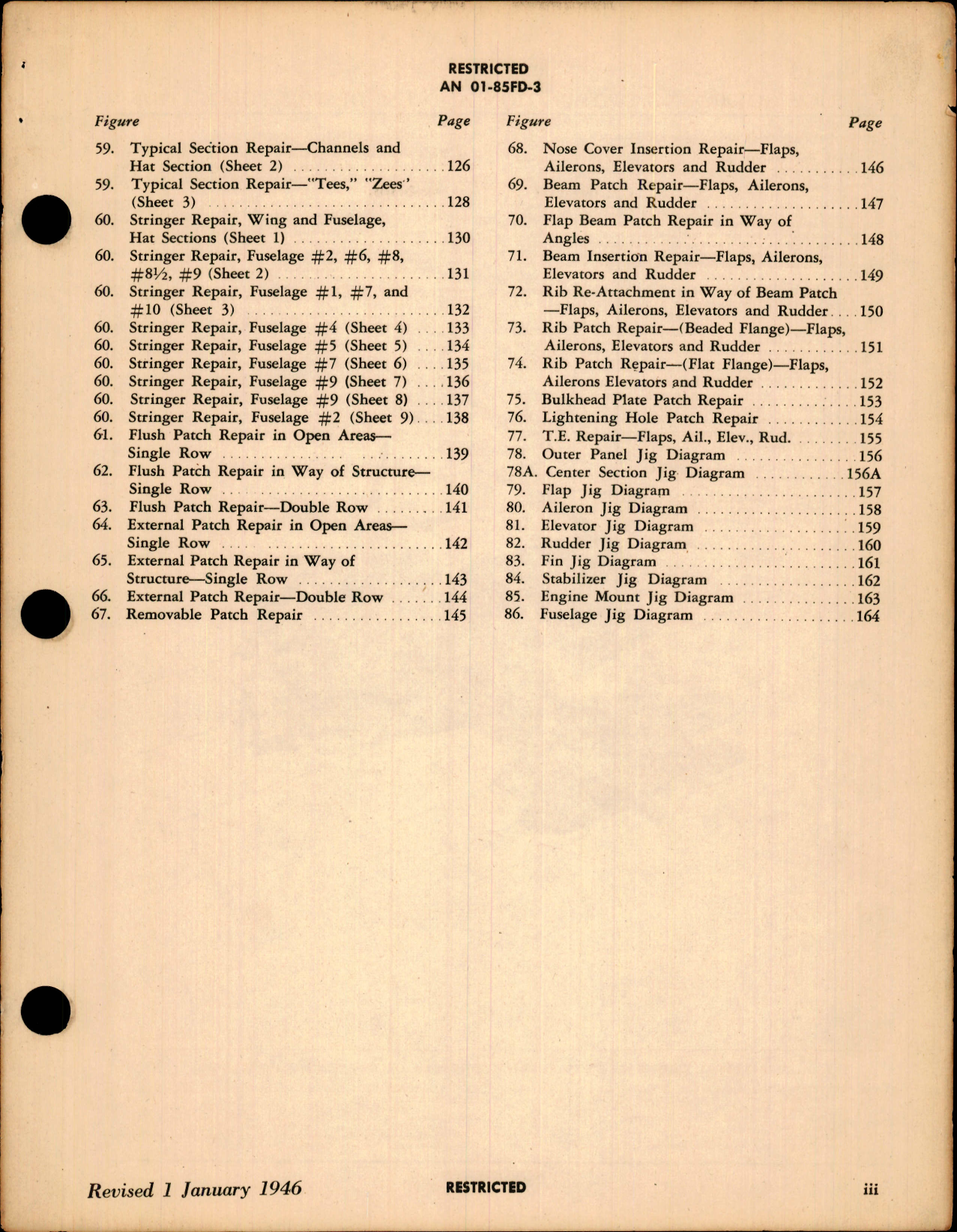 Sample page 5 from AirCorps Library document: Structural Repair for Navy Model F8F-1, F8F-1B, F8F-1N