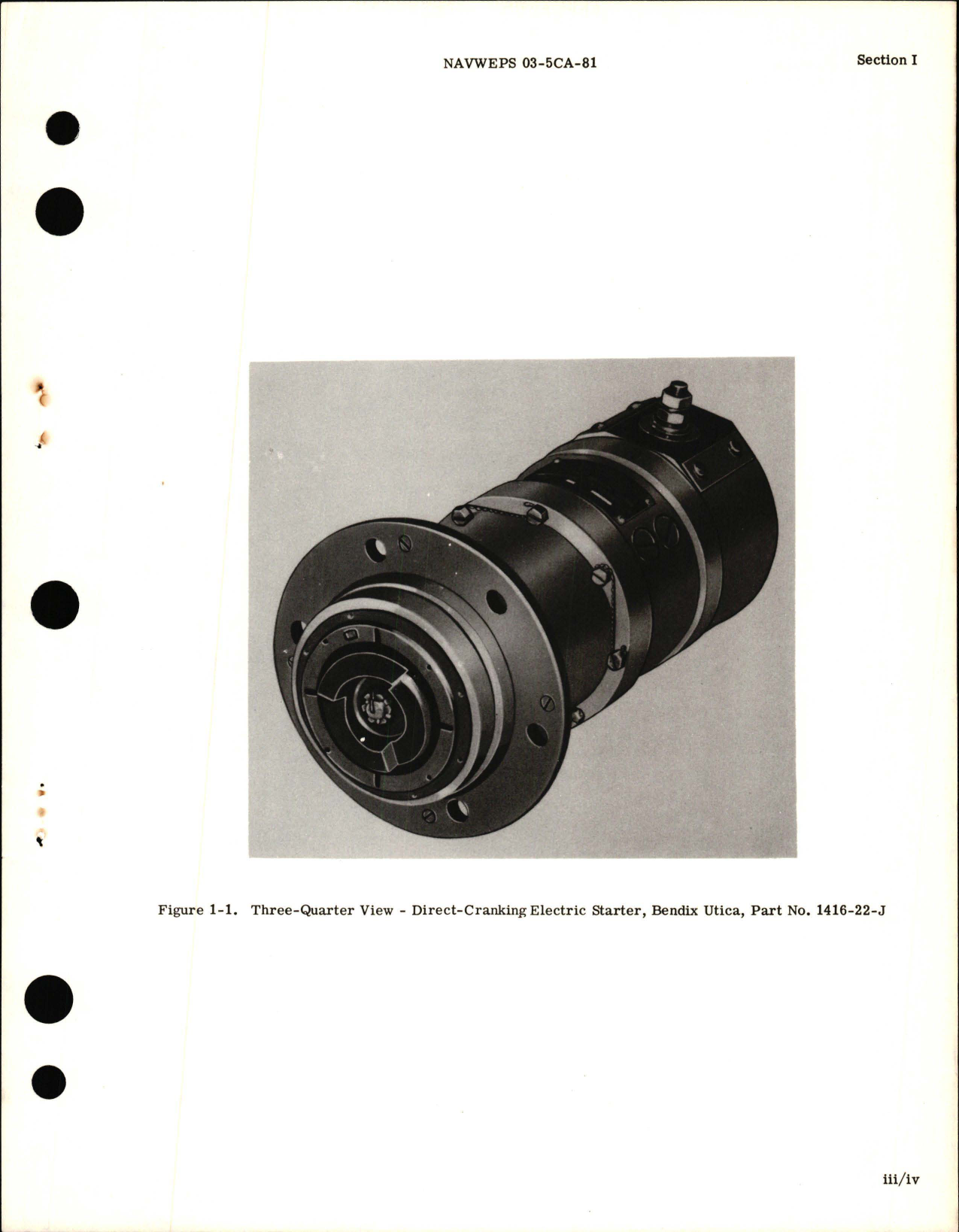 Sample page 5 from AirCorps Library document: Overhaul Instructions for Direct-Cranking Electric Starter Part 1416 Series and 36E00 Series 
