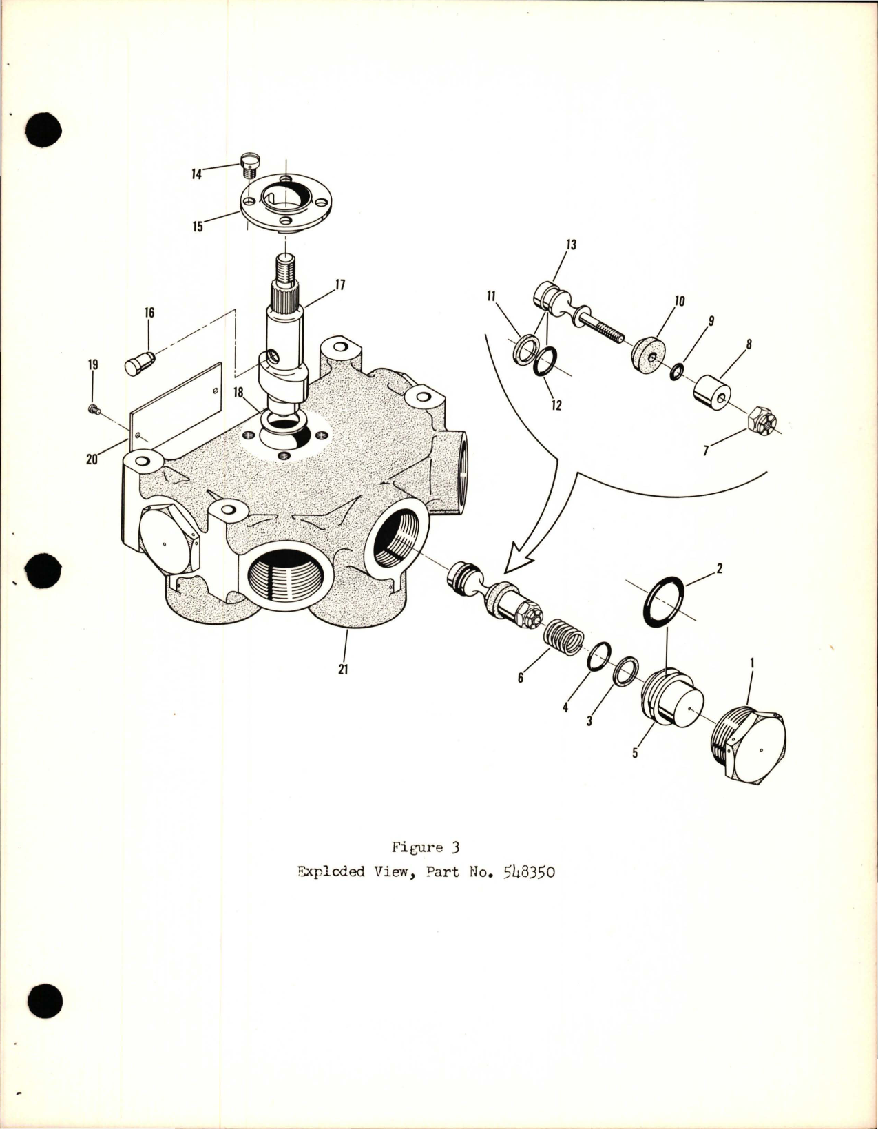 Sample page 7 from AirCorps Library document: Brake System Selector Valve - Parts 548350, 466295