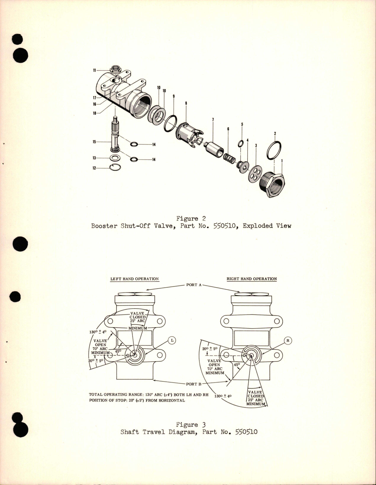 Sample page 5 from AirCorps Library document: Booster Shut-Off Valve - Parts 550510, 466620
