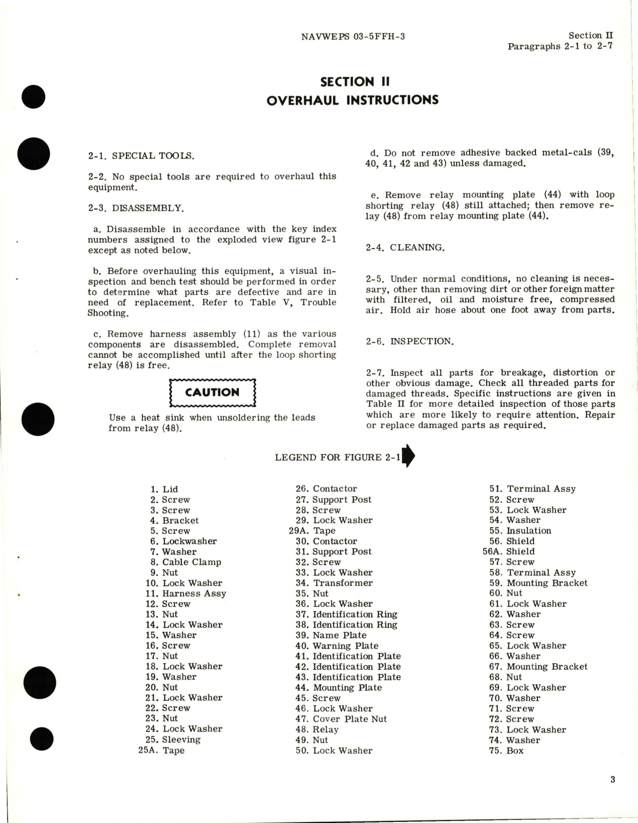 Sample page 7 from AirCorps Library document: Overhaul Instructions for Power Control Box - Part A-1017A