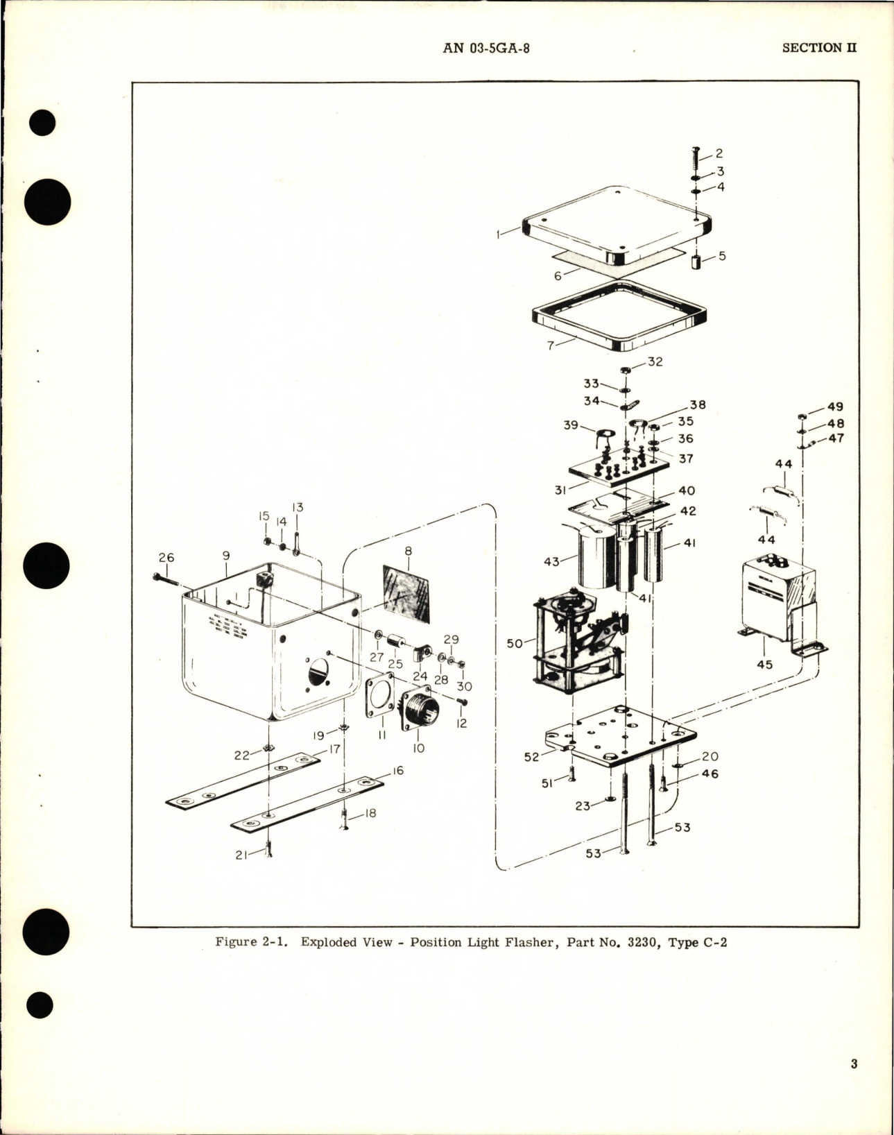 Sample page 5 from AirCorps Library document: Overhaul Instructions for Position Light Flasher - Type C-2, Parts 3230, 3230-1, 3230-2, 3285, and 3295