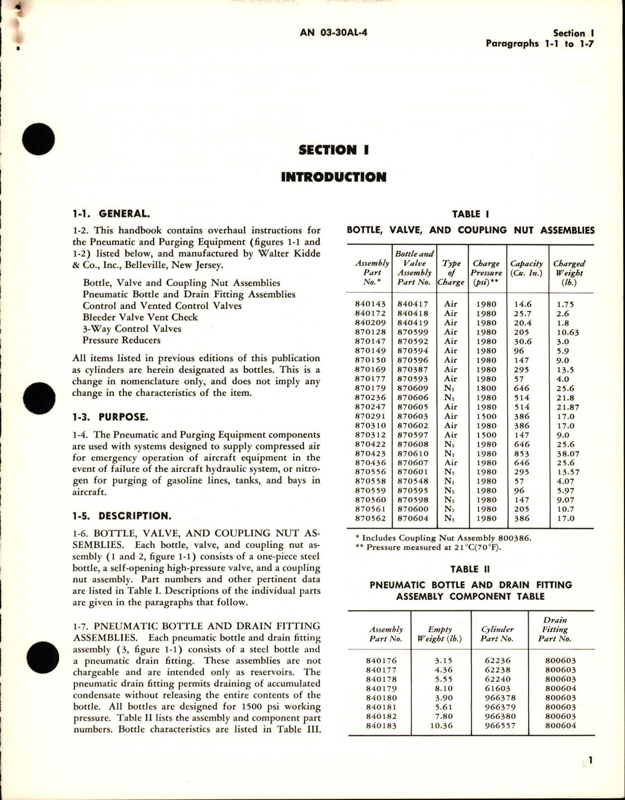 Sample page 7 from AirCorps Library document: Overhaul Instructions for Pneumatic and Purging Equipment