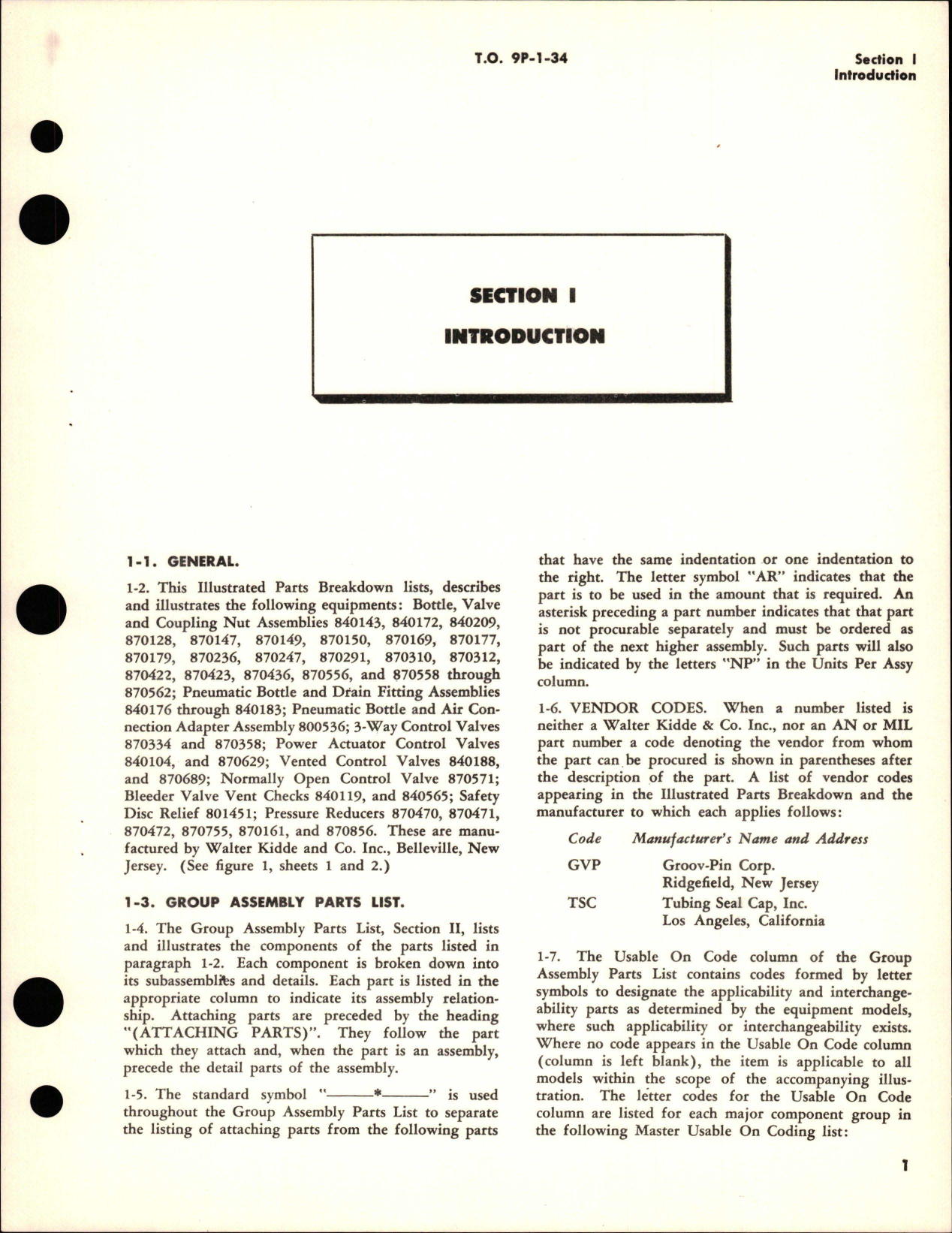 Sample page 7 from AirCorps Library document: Illustrated Parts Breakdown for Pneumatic and Purging Equipment 