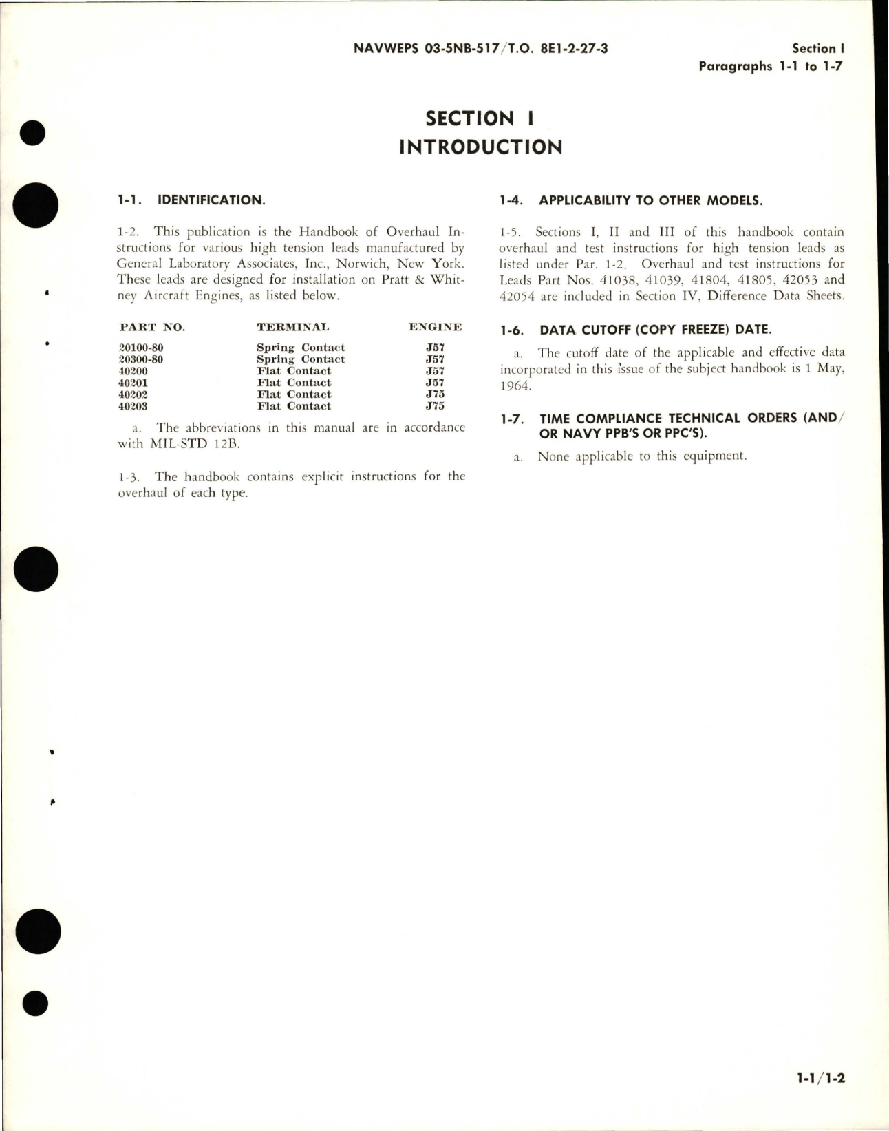 Sample page 5 from AirCorps Library document: Overhaul Instructions for High Tension Ignition Leads 