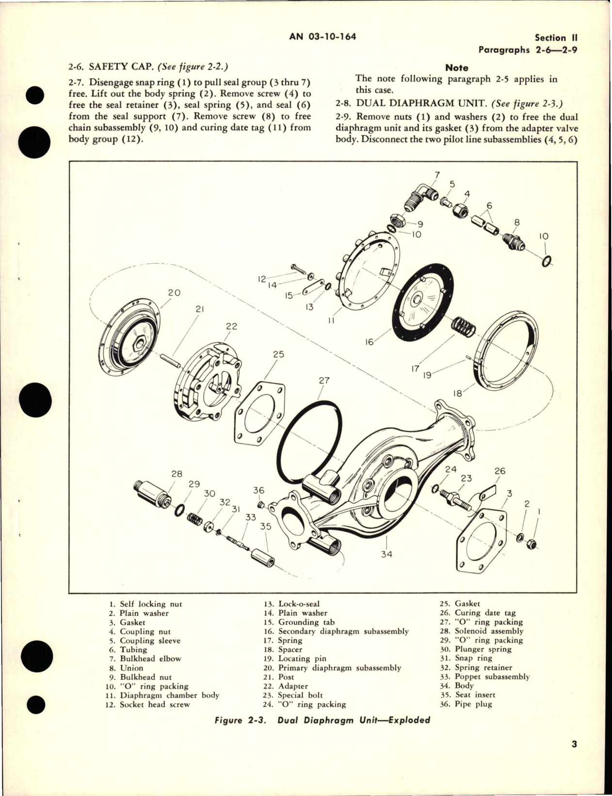 Sample page 5 from AirCorps Library document: Overhaul Instructions for Adapter Valve, Safety Cap and Dual Diaphragm Unit - Part 1322-527058 and 8-850-3 