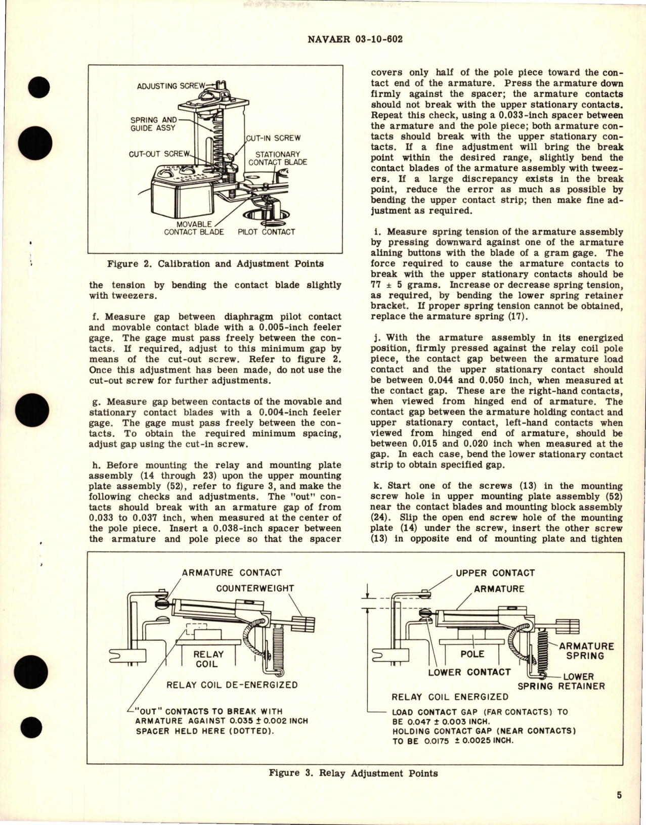 Sample page 5 from AirCorps Library document: Overhaul Instructions with Parts Breakdown for Differential Air Pressure Switch - Type PG214B