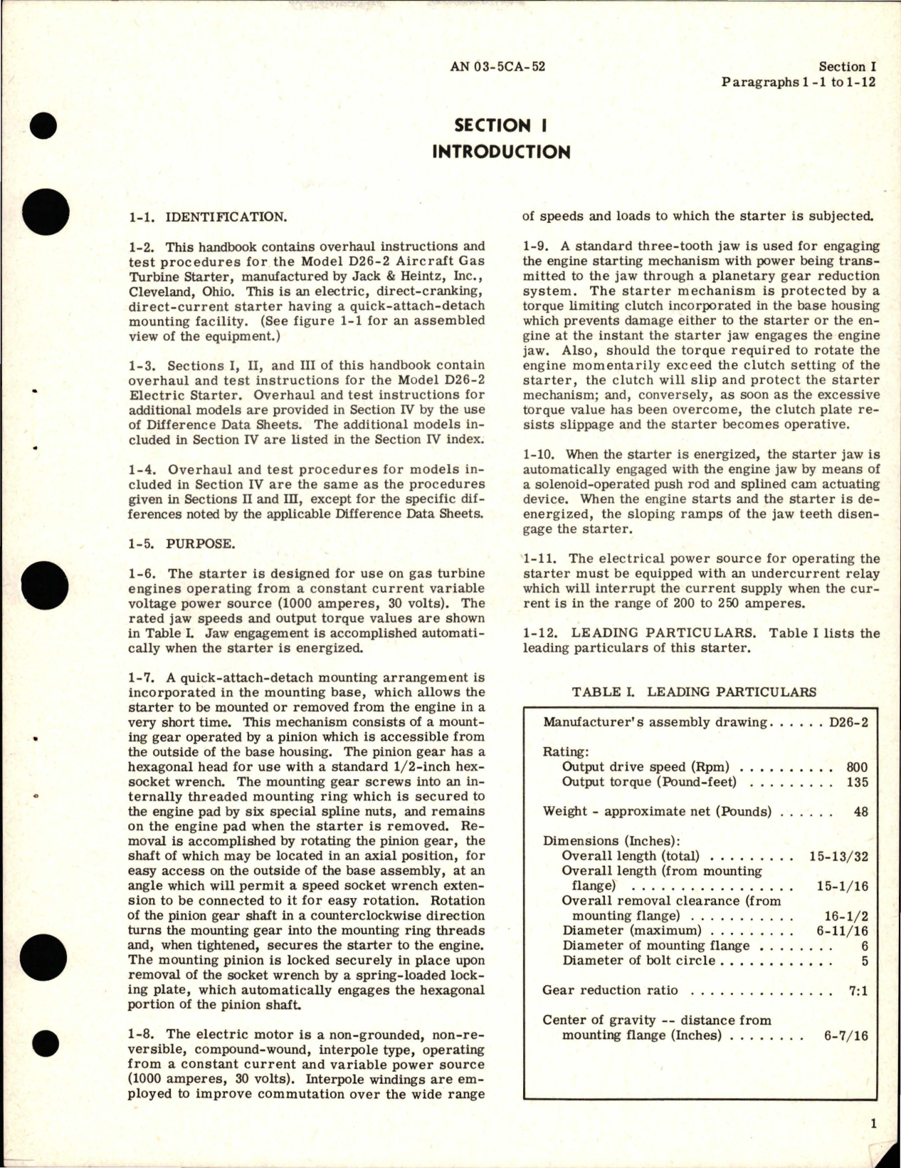 Sample page 5 from AirCorps Library document: Electric Starters 