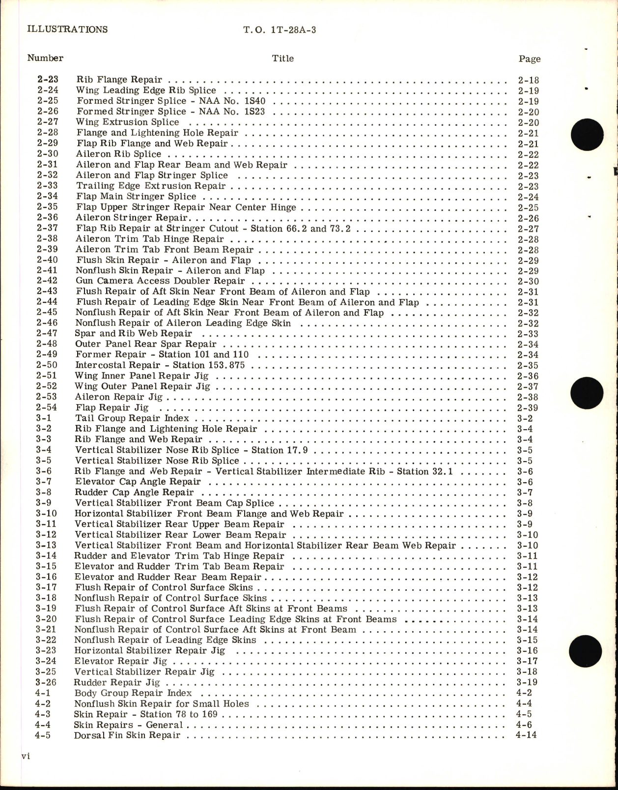 Sample page 8 from AirCorps Library document: Structural Repair Instructions Manual for T-28A