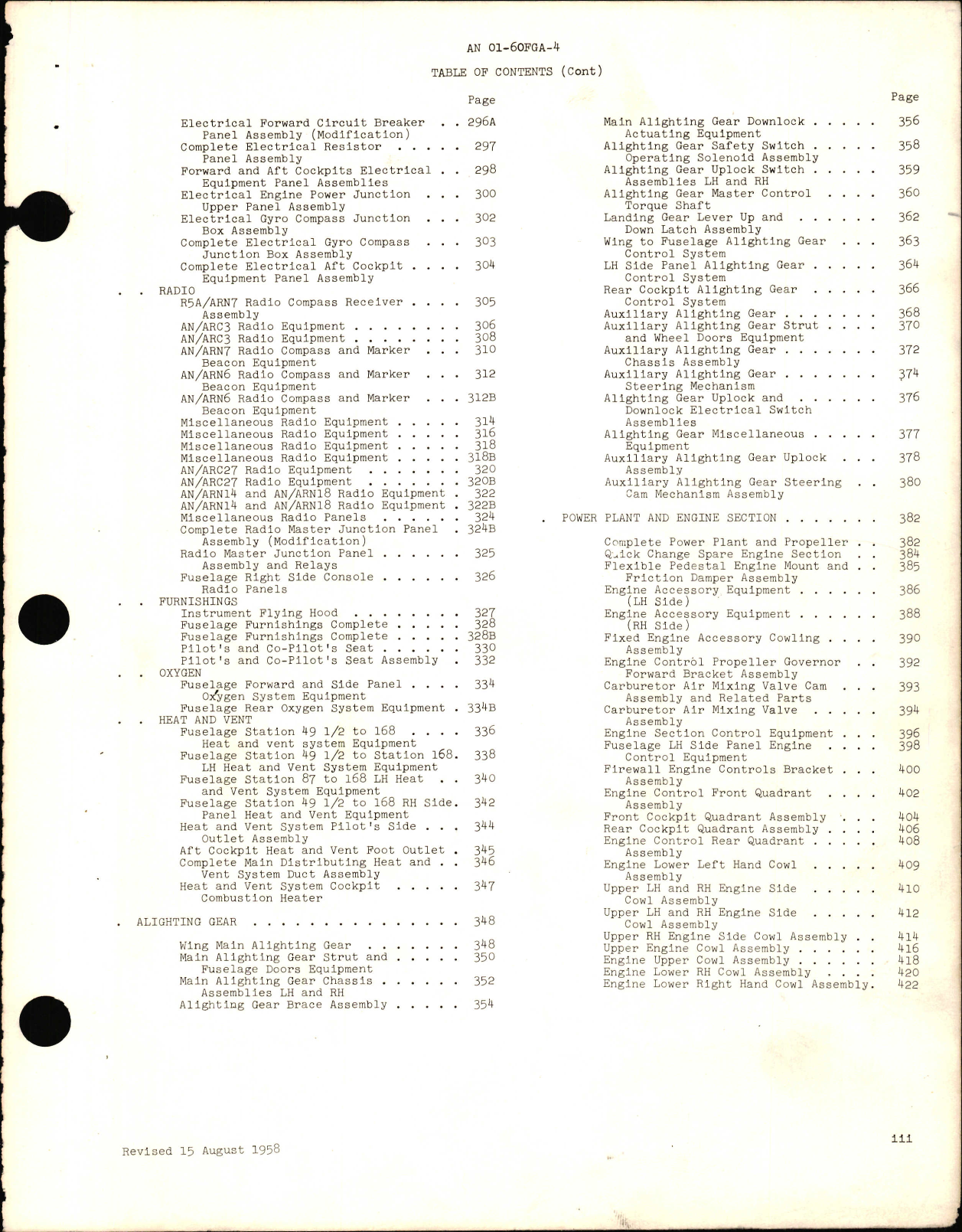 Sample page 7 from AirCorps Library document: Illustrated Parts Breakdown for T-28A and T-28D