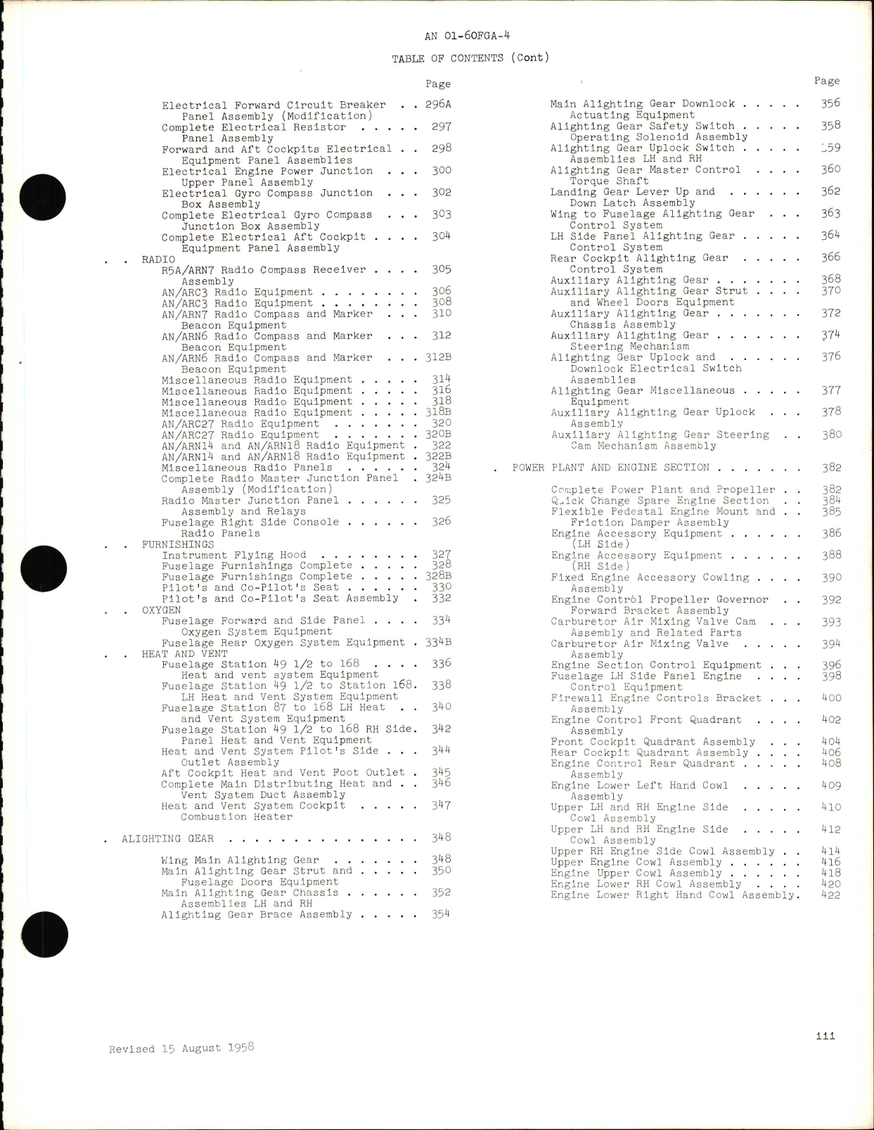 Sample page 7 from AirCorps Library document: Illustrated Parts Breakdown for T-28A and T-28D