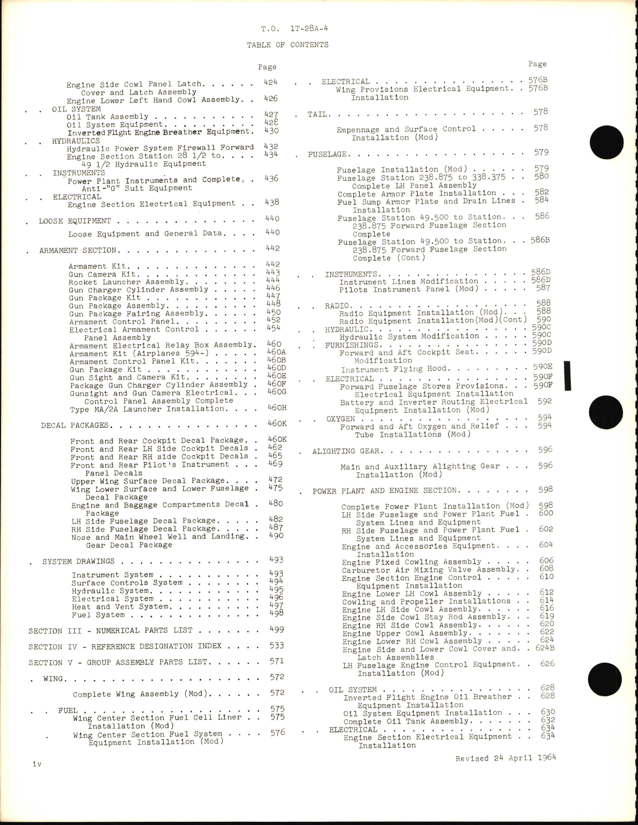 Sample page 8 from AirCorps Library document: Illustrated Parts Breakdown for T-28A and T-28D