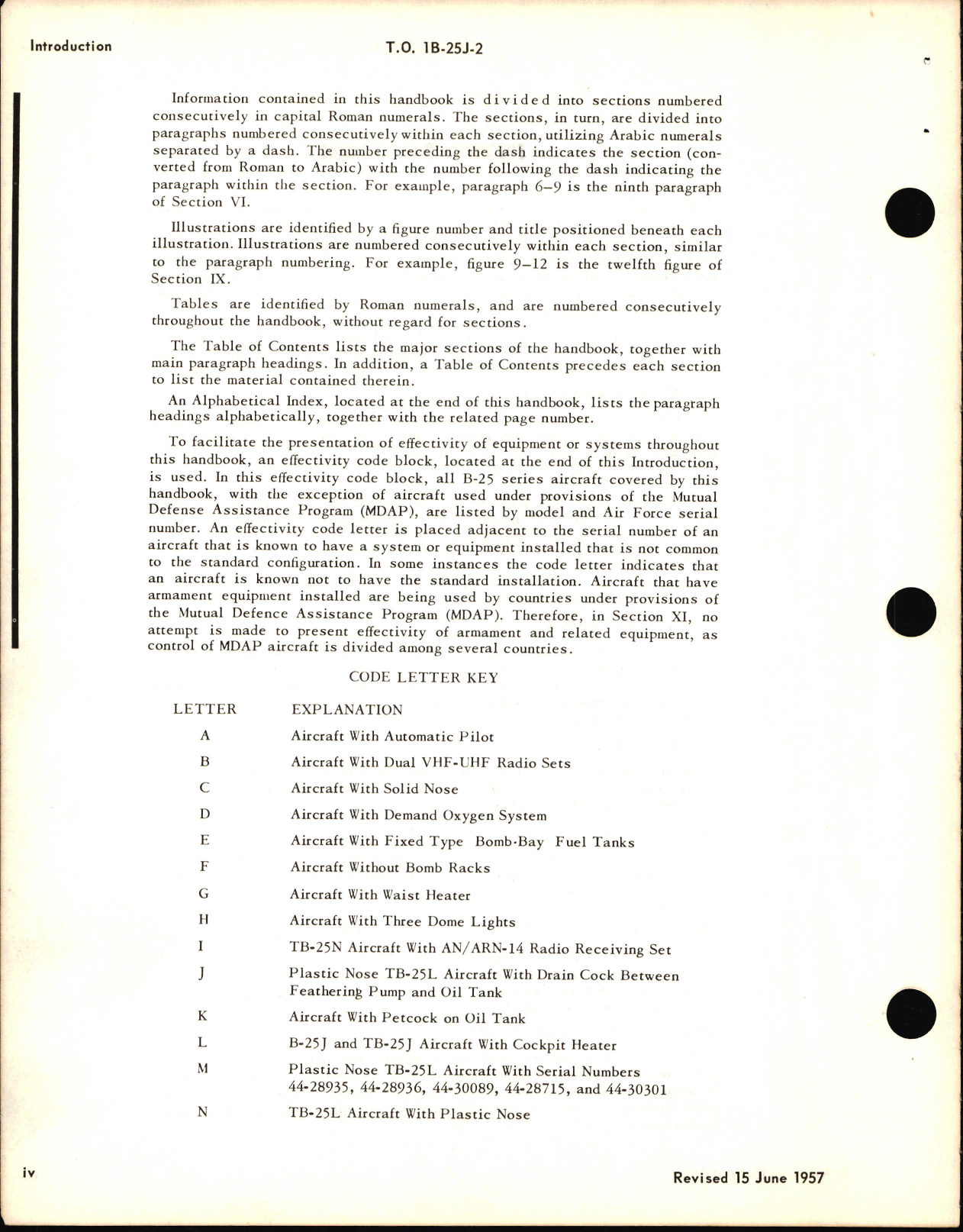 Sample page 8 from AirCorps Library document: Maintenance Instructions for B-25J, B-25L, and B-25N