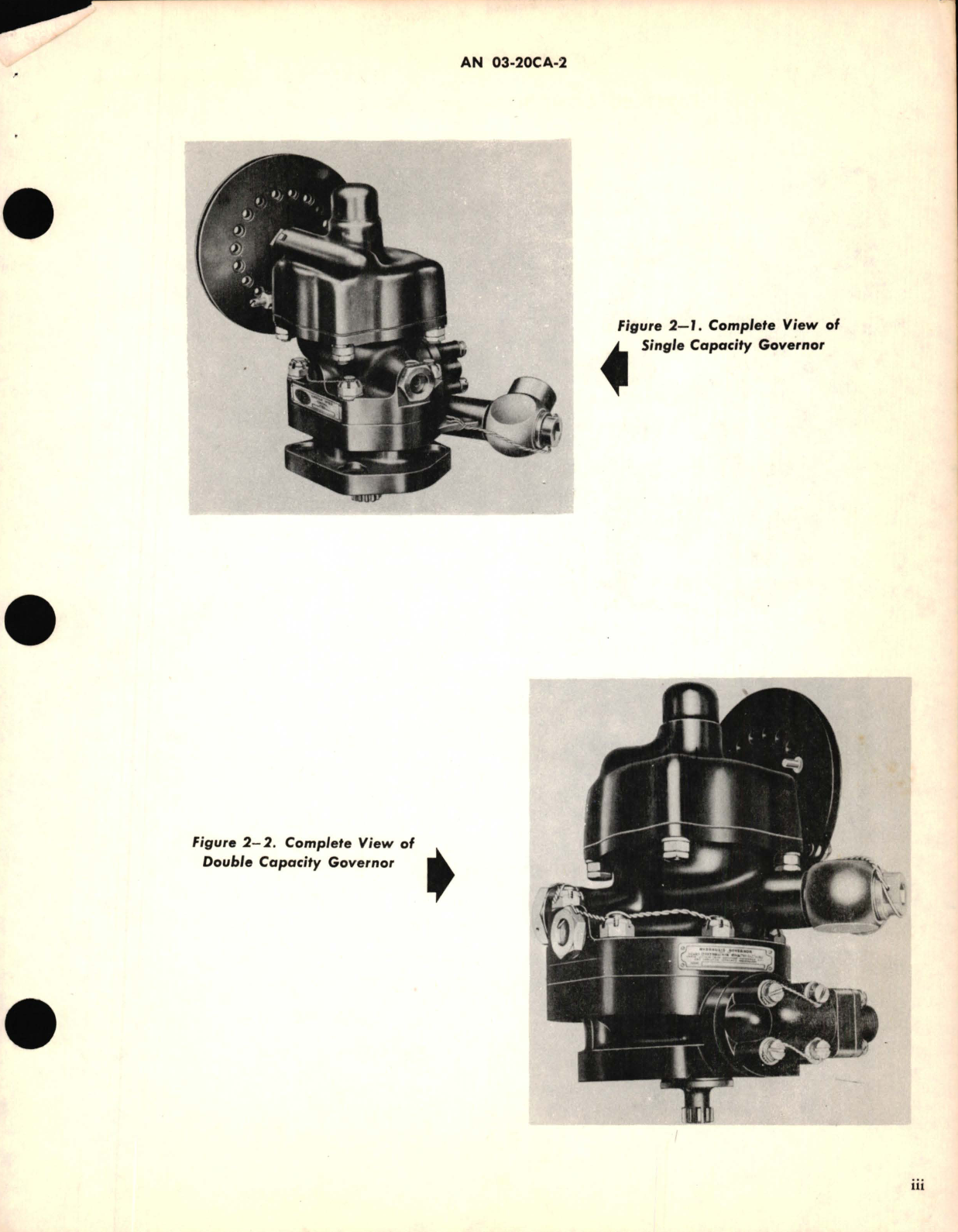 Sample page 5 from AirCorps Library document: Operation, Service, and Overhaul Instructions for Single-Acting Constant Speed Control Assemblies for Hydromatic Propellers 