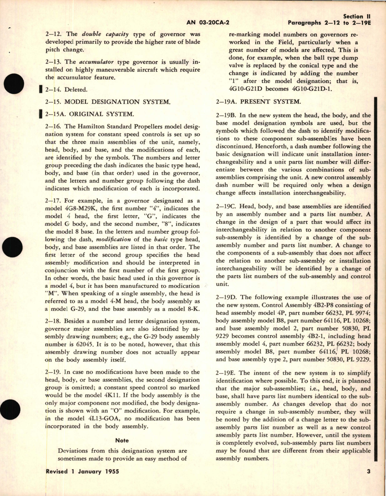 Sample page 9 from AirCorps Library document: Operation, Service, and Overhaul Instructions for Single-Acting Constant Speed Control Assemblies for Hydromatic Propellers 