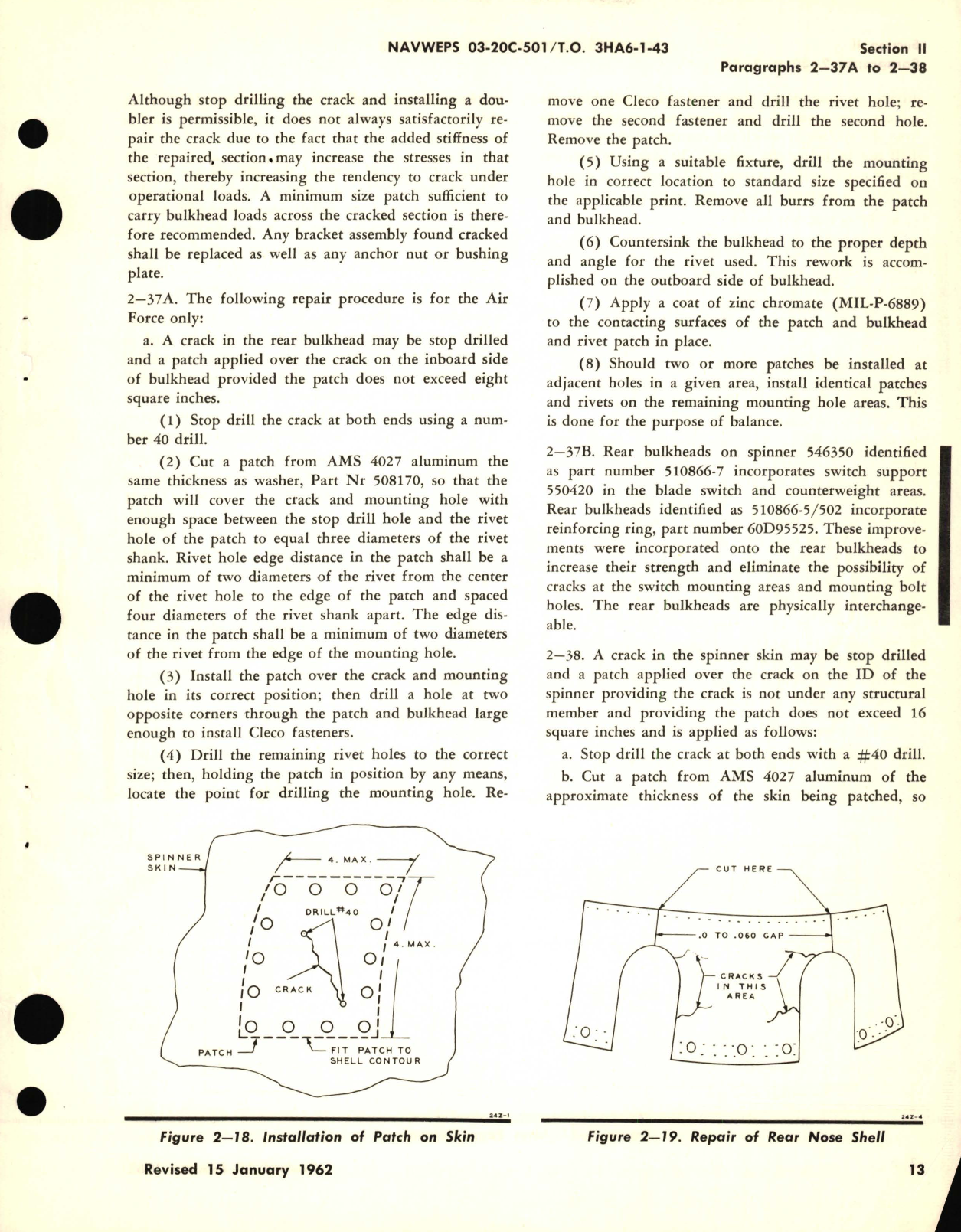 Sample page 9 from AirCorps Library document: Overhaul Instructions for Spinner Assembly Models 88855, 509300, 510866, 525694, 546349, 546350