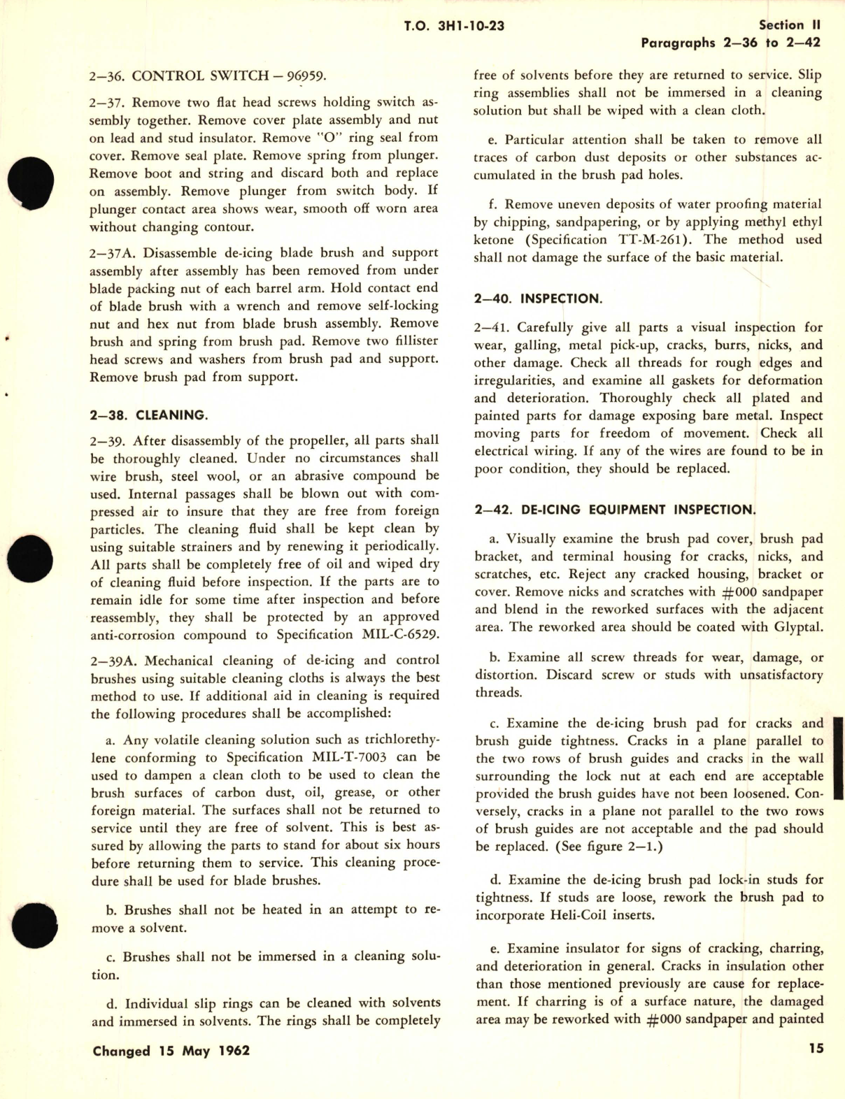 Sample page 5 from AirCorps Library document: Overhaul Instructions for Variable Pitch Aircraft Propeller Models 23260-45, 23260-303