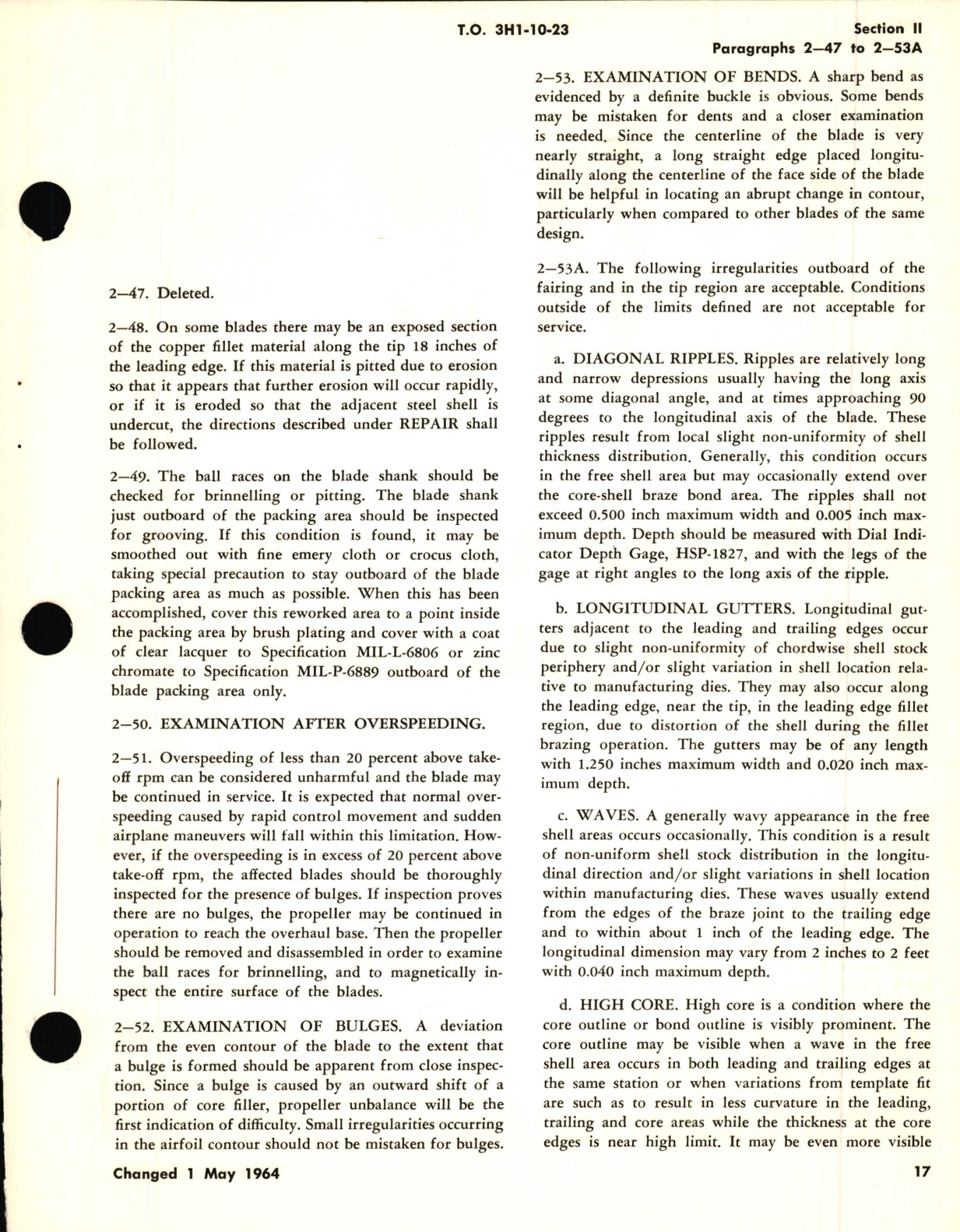 Sample page 7 from AirCorps Library document: Overhaul Instructions for Variable Pitch Aircraft Propeller Models 23260-45, 23260-303