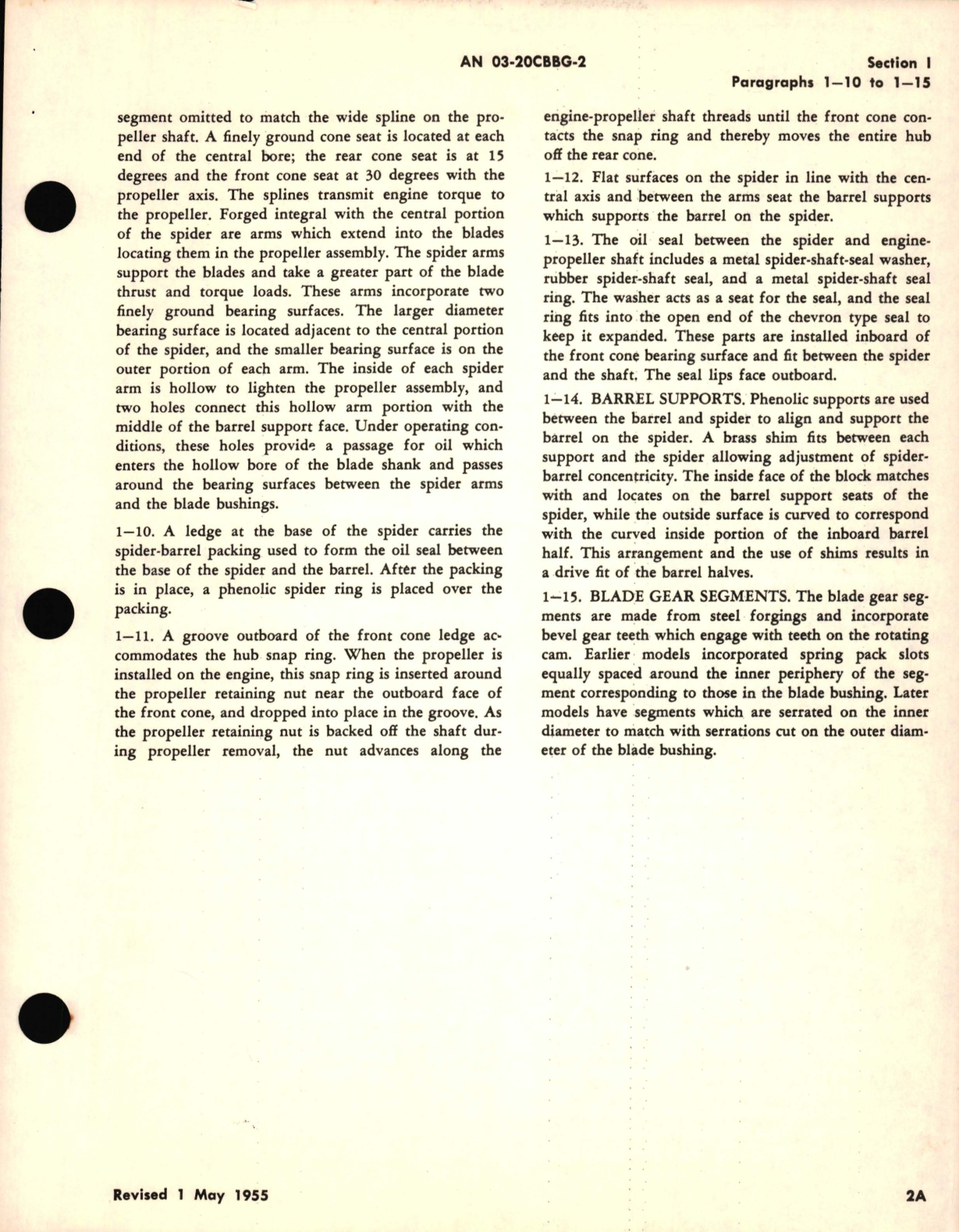 Sample page 7 from AirCorps Library document: Overhaul Instructions for Propeller Assembly Model 22D30