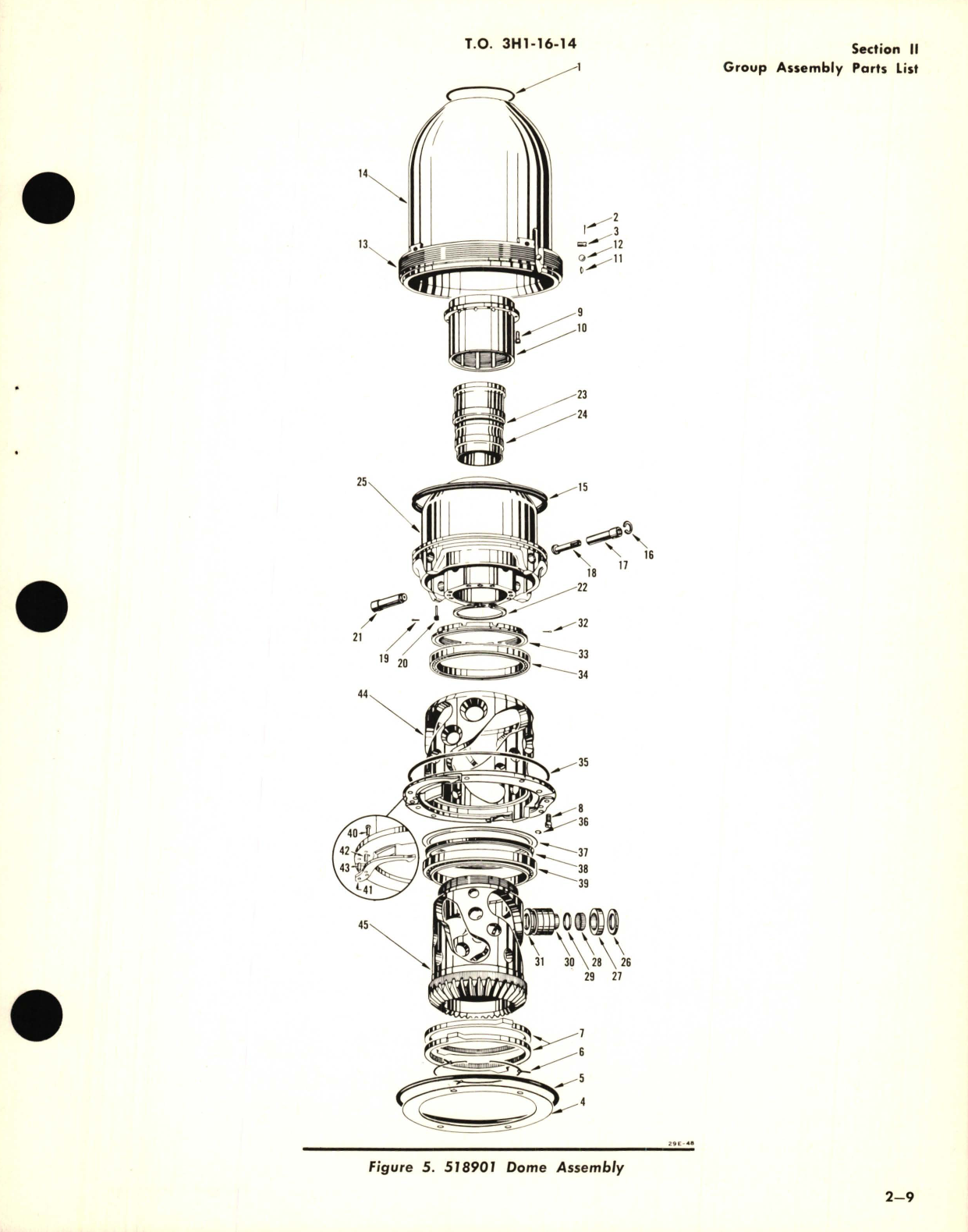 Sample page 9 from AirCorps Library document: Illustrated Parts Breakdown for Variable Pitch Aircraft Propeller Model No. 43H60 Brush Block Bracket Assembly Part No. 502412