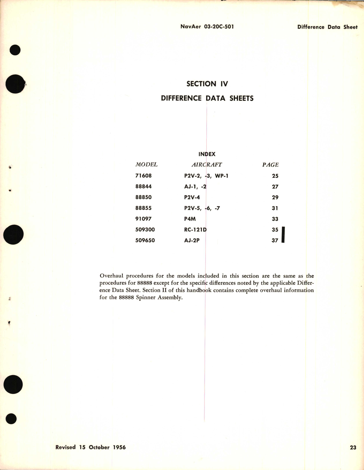 Sample page 3 from AirCorps Library document: Overhaul Instructions for Spinner Assembly Models 71608, 88844, 88850, 88855, 88888, 91097, 509300, 509650