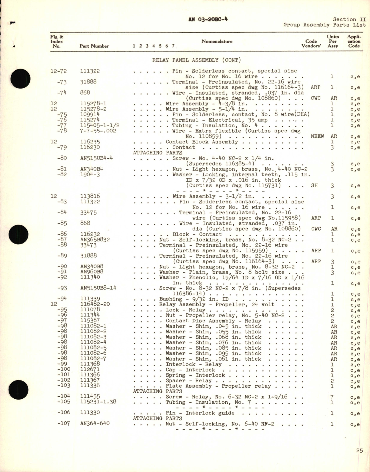 Sample page 5 from AirCorps Library document: Parts Catalog for Automatic Propeller Synchronizers 